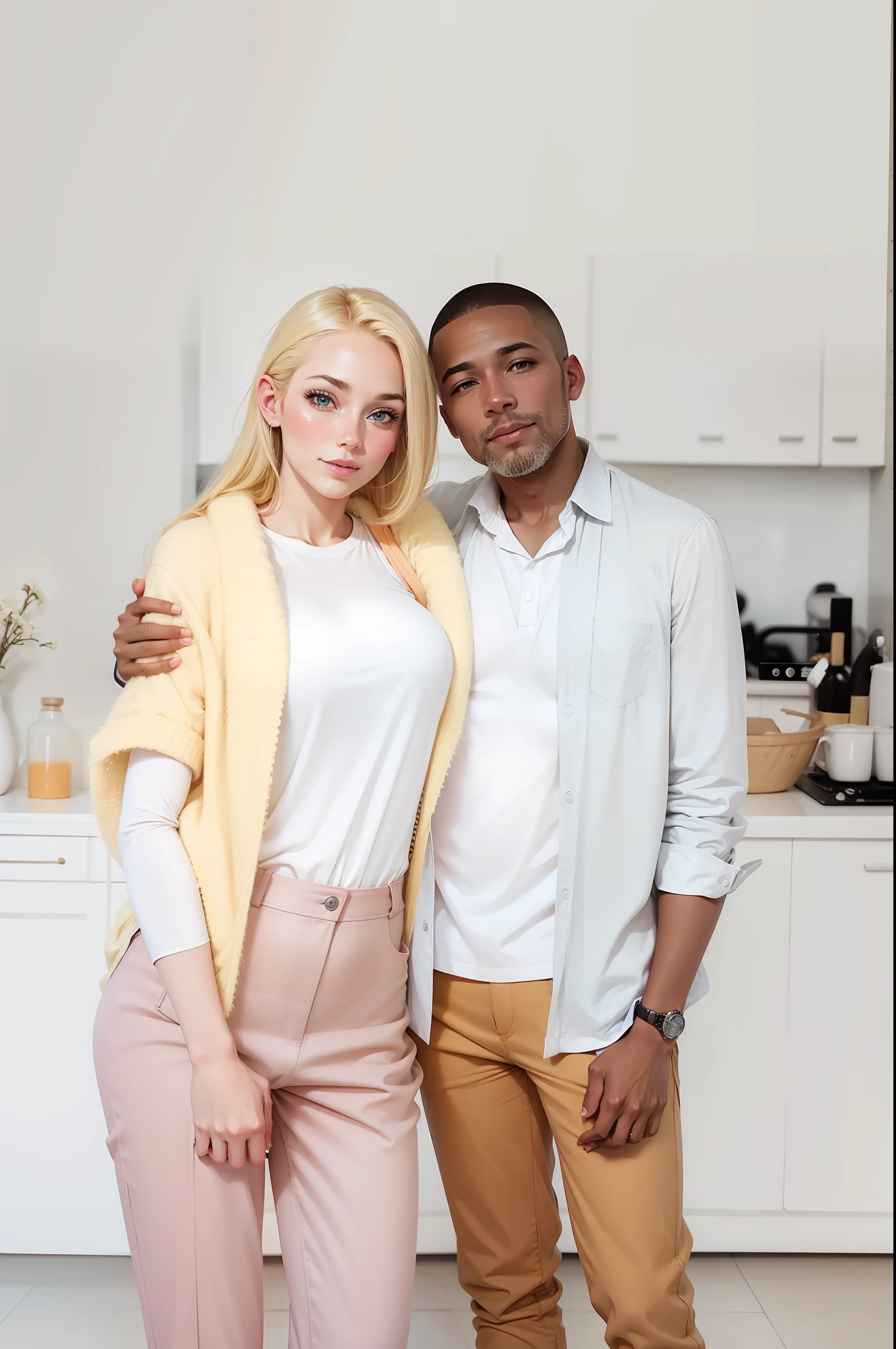 Beautiful blonde mom