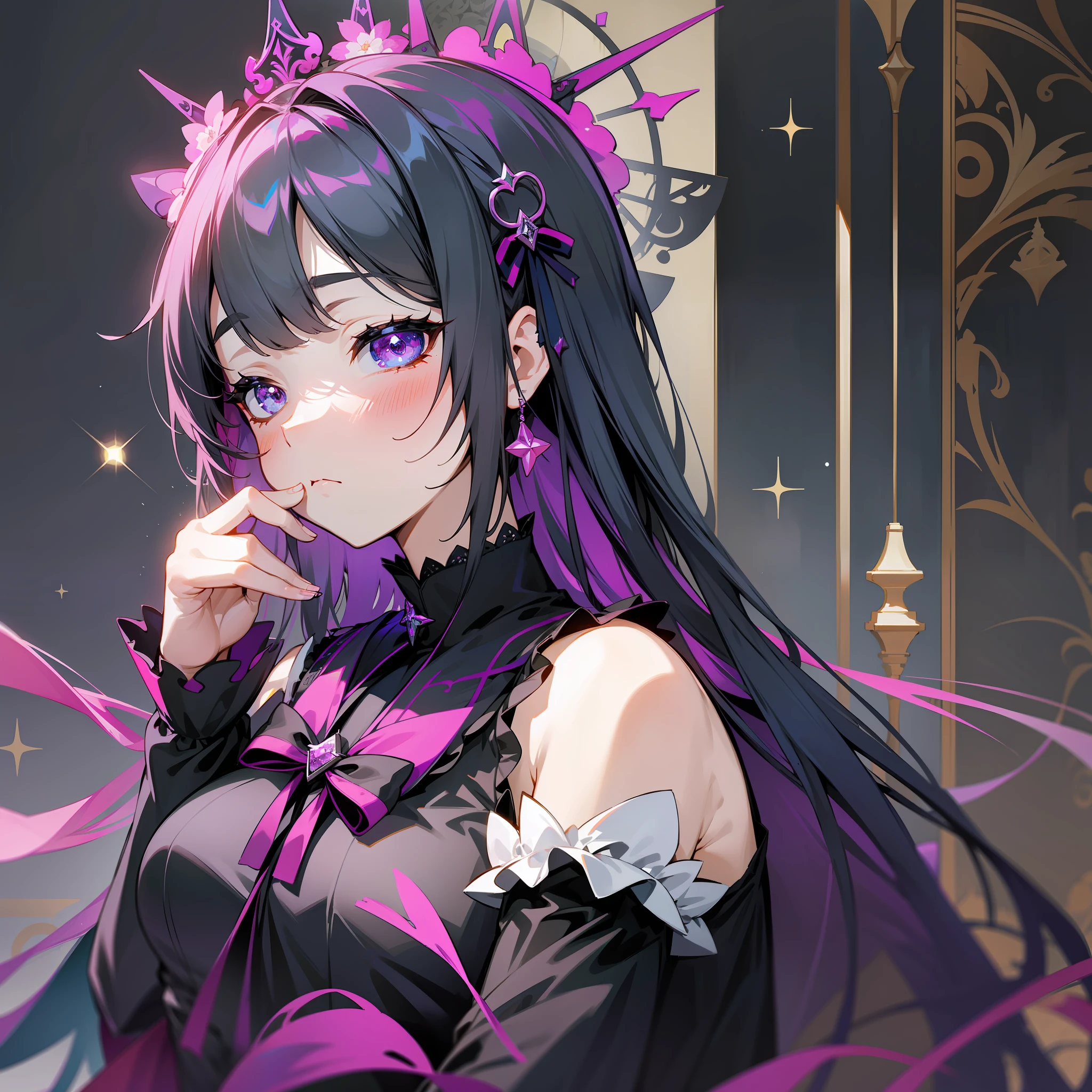 解像度は正方形(1:1)kawaii、gothic decoration、symbolic、 conspicuous、glittedoll 、1boy