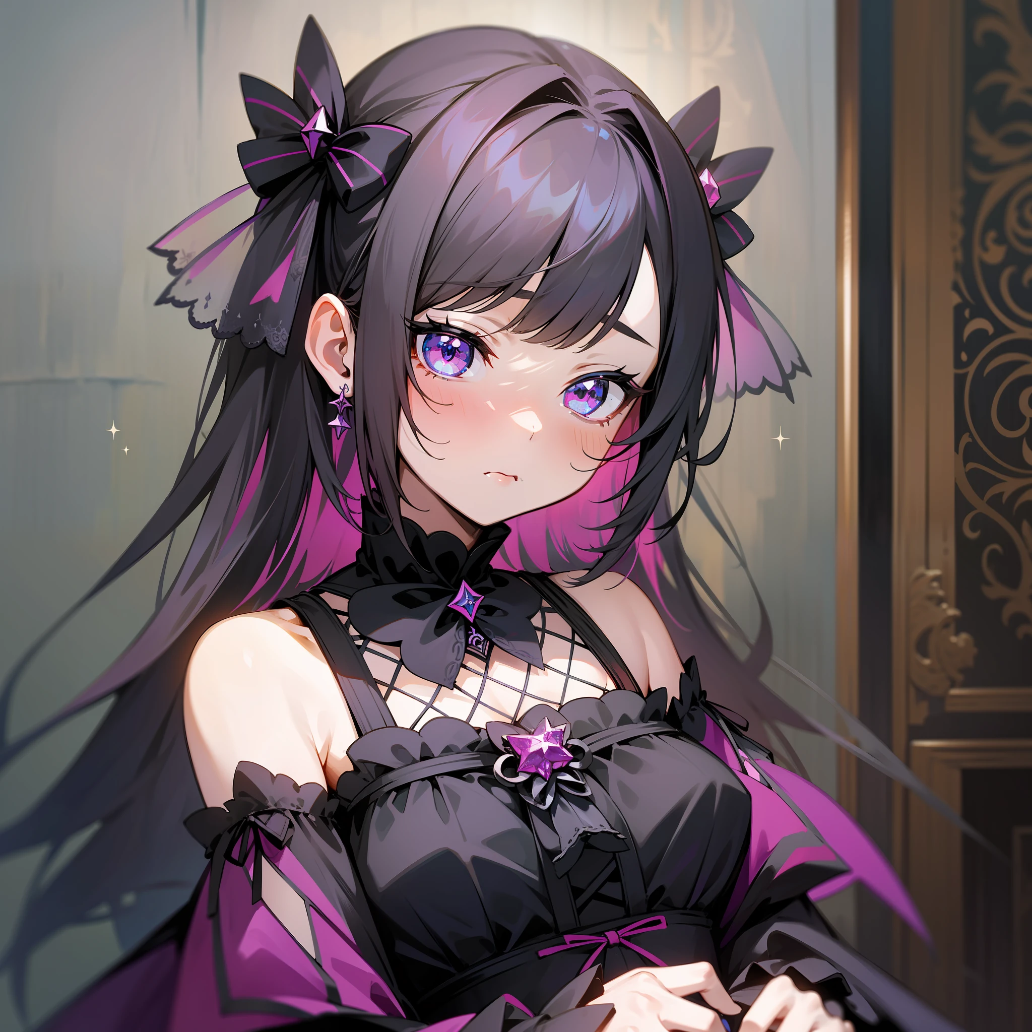 解像度は正方形(1:1)kawaii、gothic decoration、symbolic、 conspicuous、glittedoll 、1boy