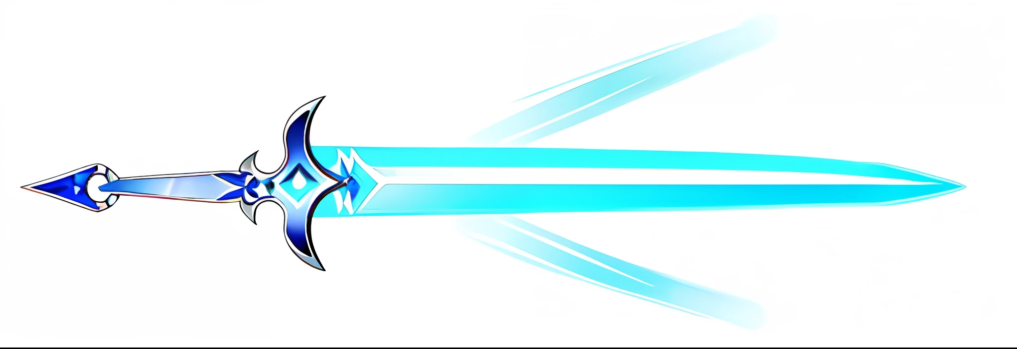 Sword, fairy sword, white background, simple background