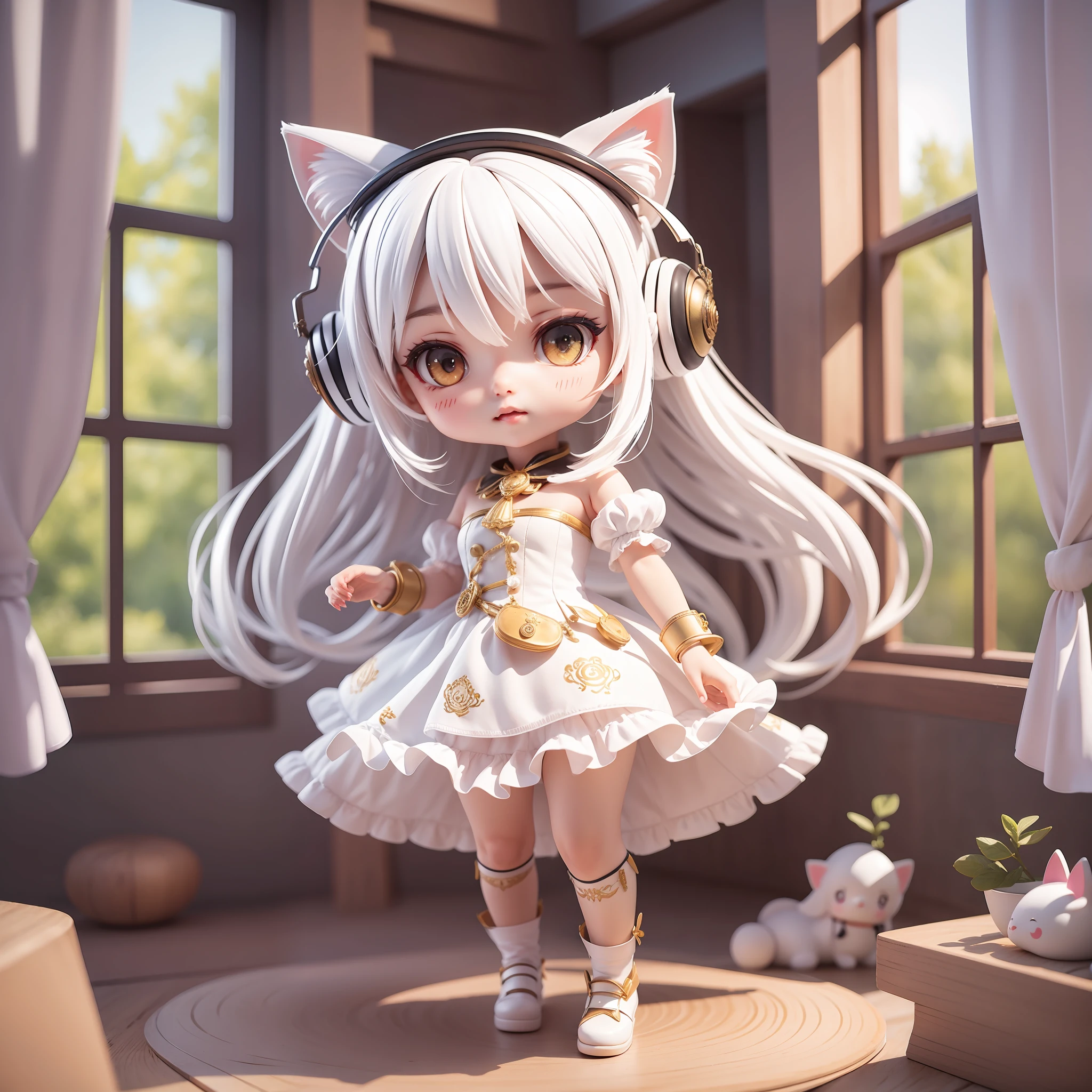 white hair