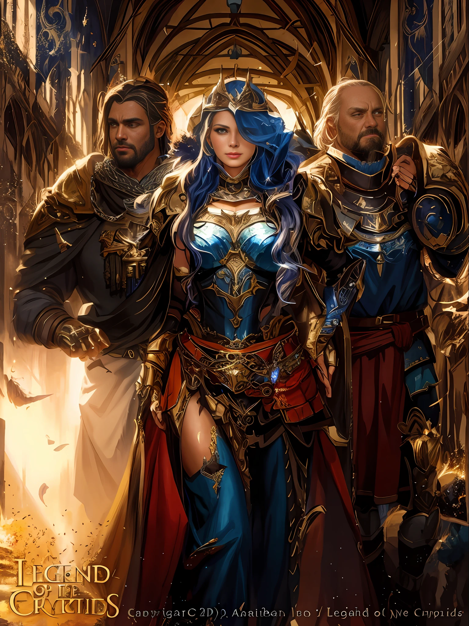 a group of people standing in a hallway with a sword, medieval fantasy art, epic fantasy character art, epic fantasy style art, medieval fantasy game art, by Arthur Pan, epic fantasy art style hd, fantasy character art, graphic artist magali villeneuve, medieval fantasy, detailed fantasy art, epic fantasy art style, epic fantasy art portrait, magali villeneuve', detailed realistic, full hd, cinematic, fine details, 8k,epic fantasy art style, amazing mmorpg, d & d fantasy digital art, fantasy mmorpg, epic fantasy digital art style, d & d warcraft dragon age, epic fantasy style art, d & d fantasy digital painting, epic rpg art, mmorpg, epic fantasy game art, hdcinematic epic fantasy art style, strong, big, muscular man --auto --s2