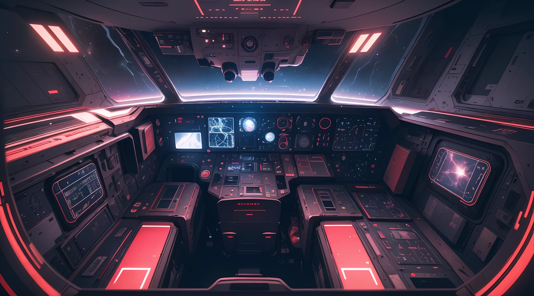 space station, inside space capsule, display reflection, sound alarm, red light, male astronaut in control room, realism, super detail, ultra hd, metallic texture, metal wear, cinematic lighting, concept art, futurism, high detail, cinematic lighting, close up