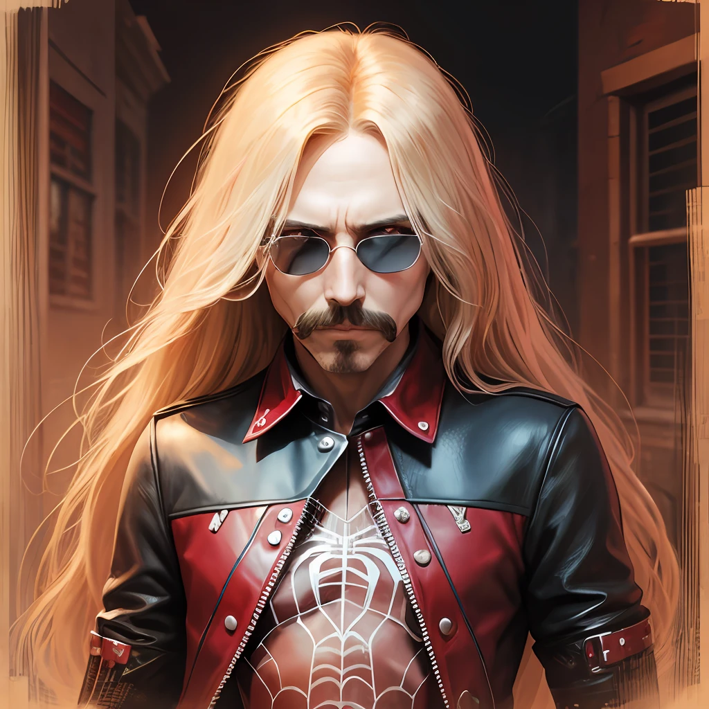 tom petty as spider woman, mustache --auto --s2