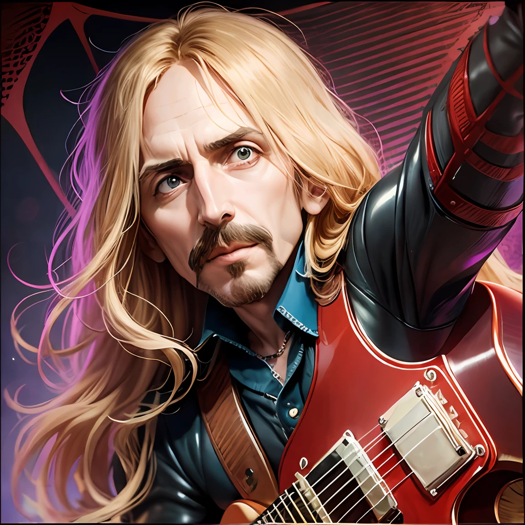 tom petty as spider woman, mustache --auto --s2