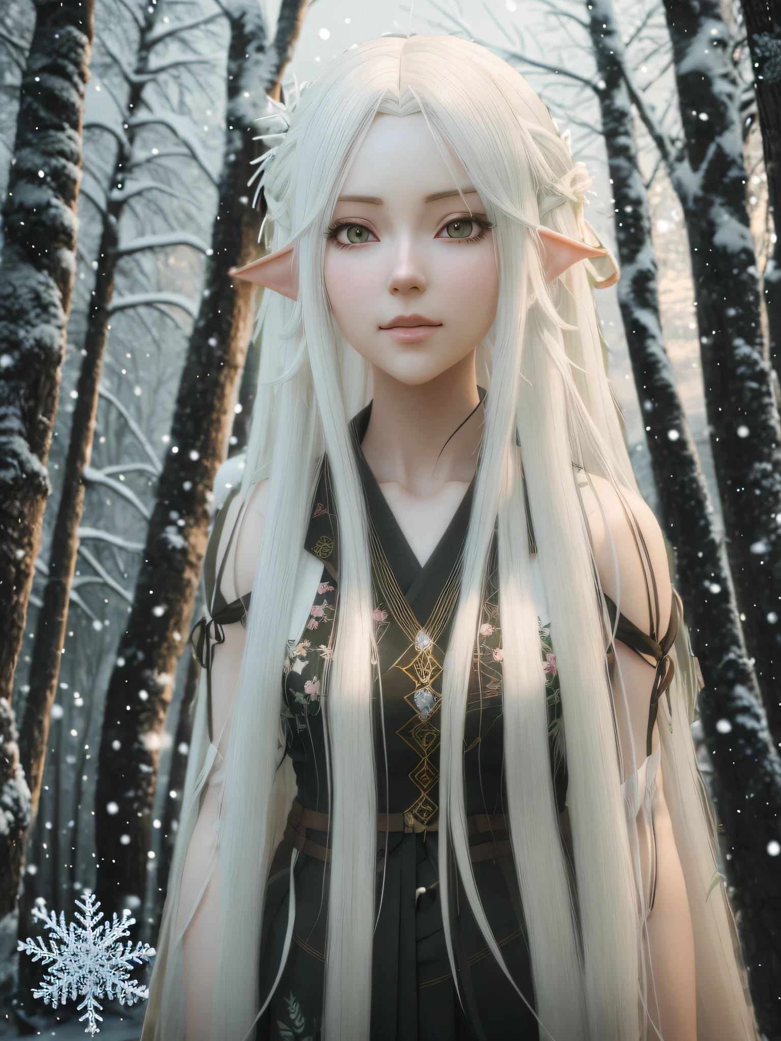 background with snow