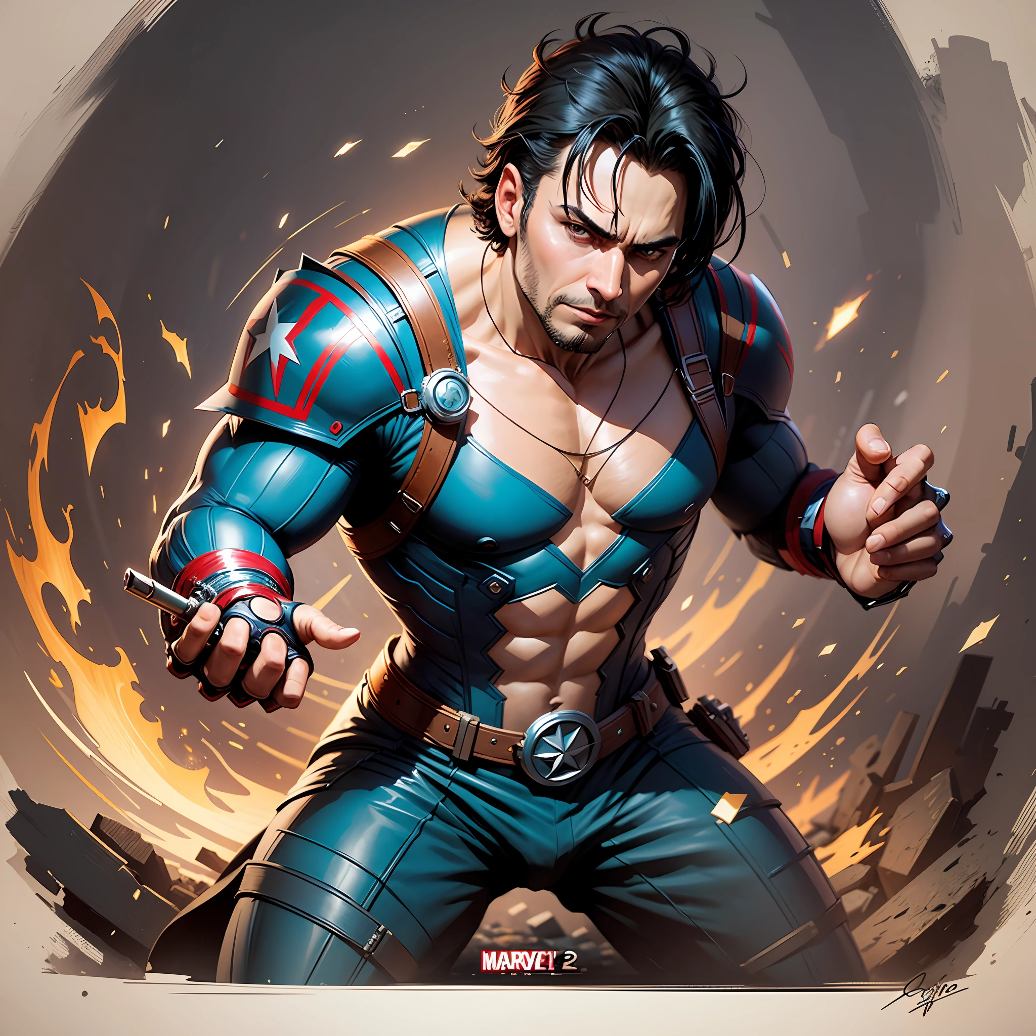 Marvel playing cards, concept art --auto --s2