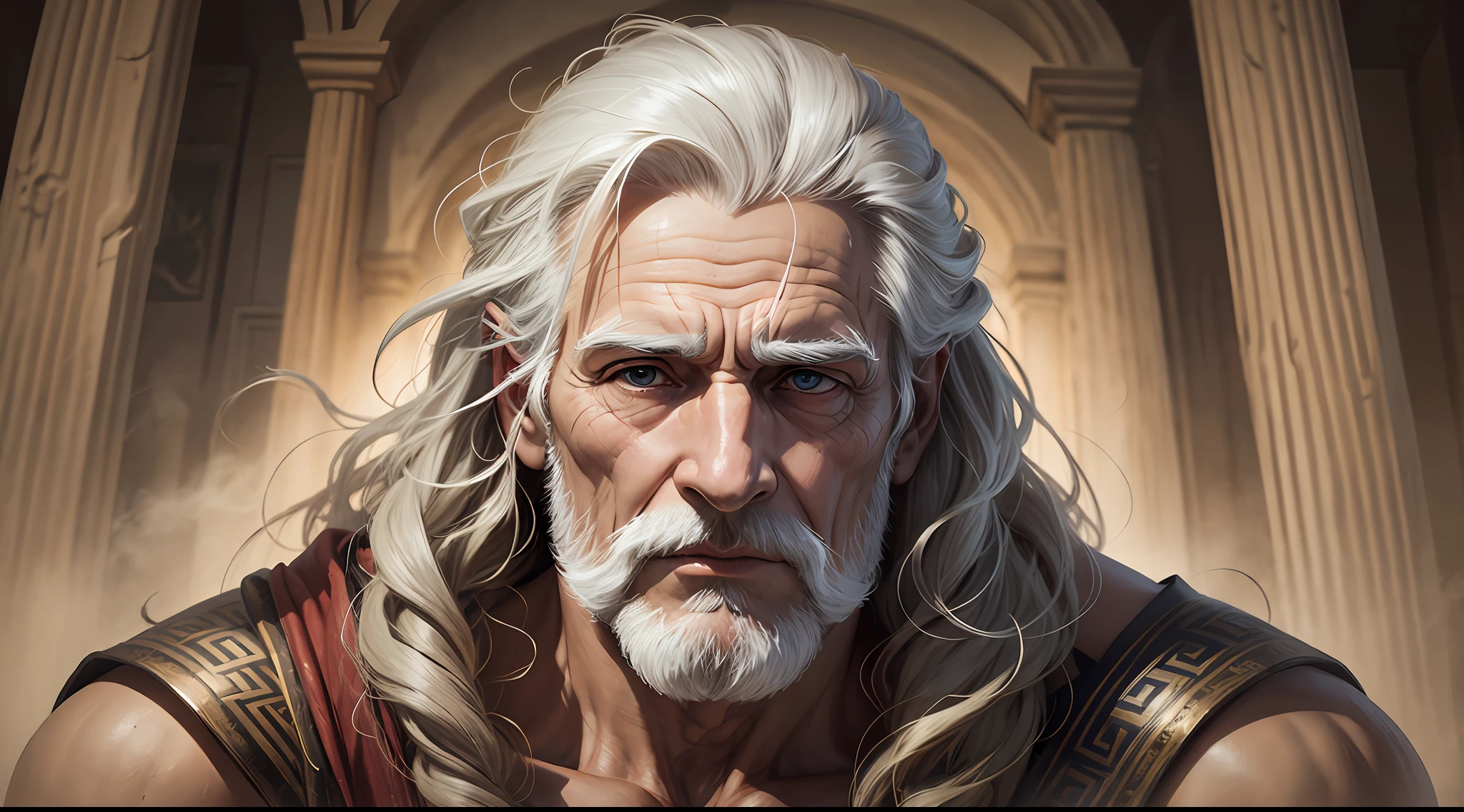 Face of an old Greek god --auto --s2