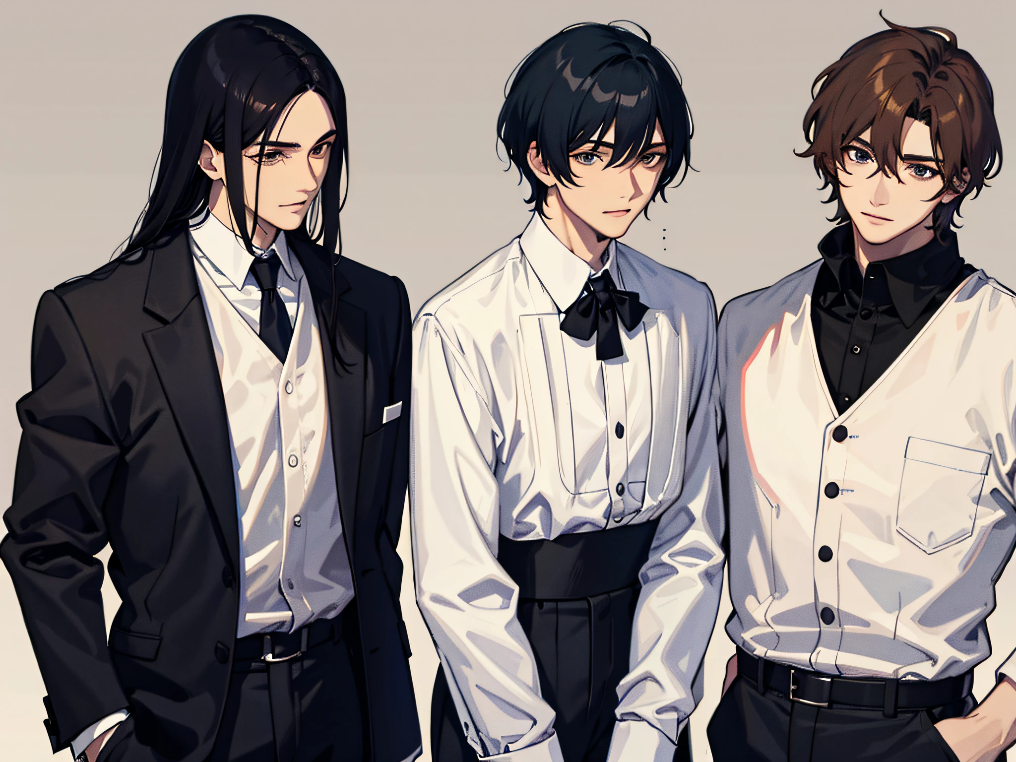 Three men