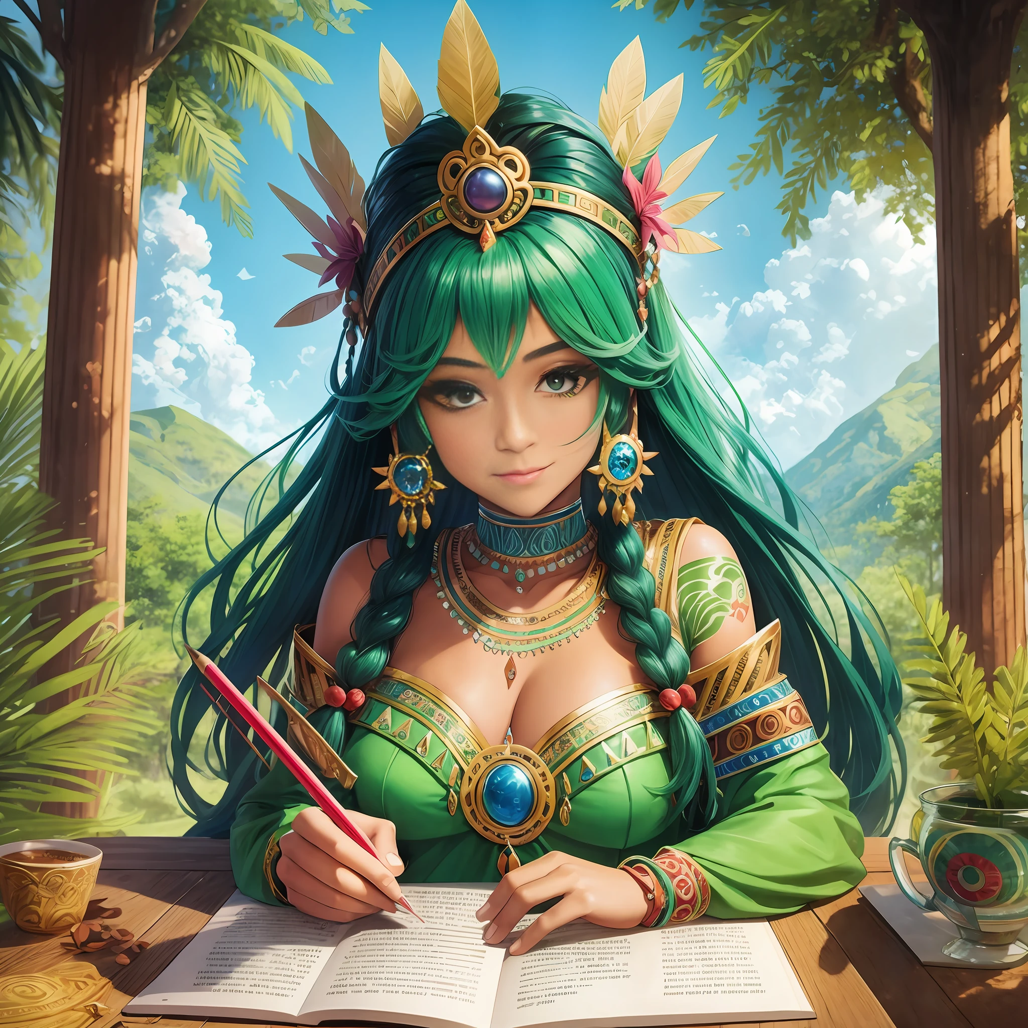 Green hair