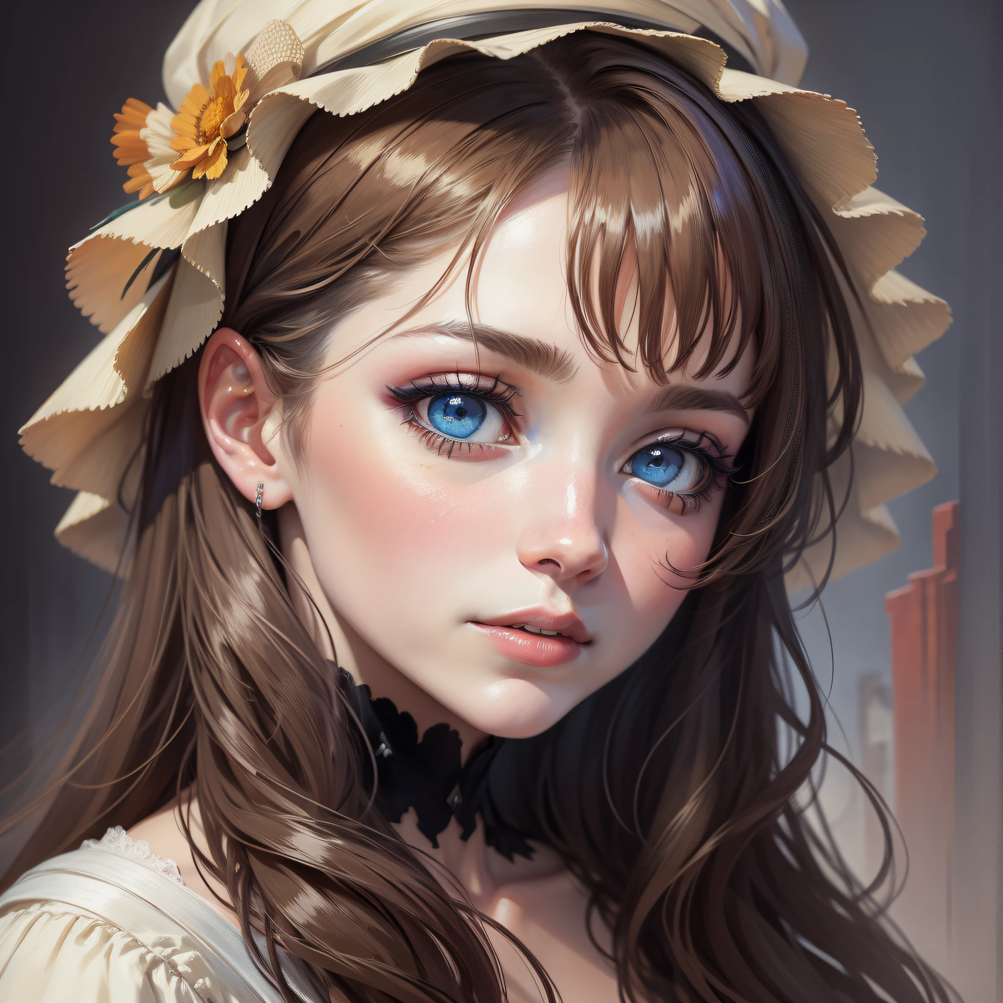 post impressionist painting, woman, colors post impressionist, amazing colors, high-resolution picture, amazing face, amazing eyes