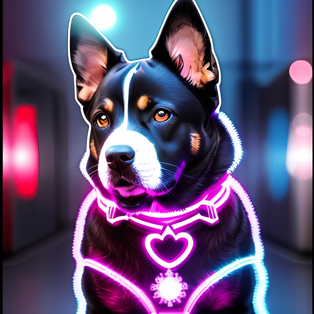 Cyber dog, millions of parts, luminous, impressive,very realistc --auto --s2