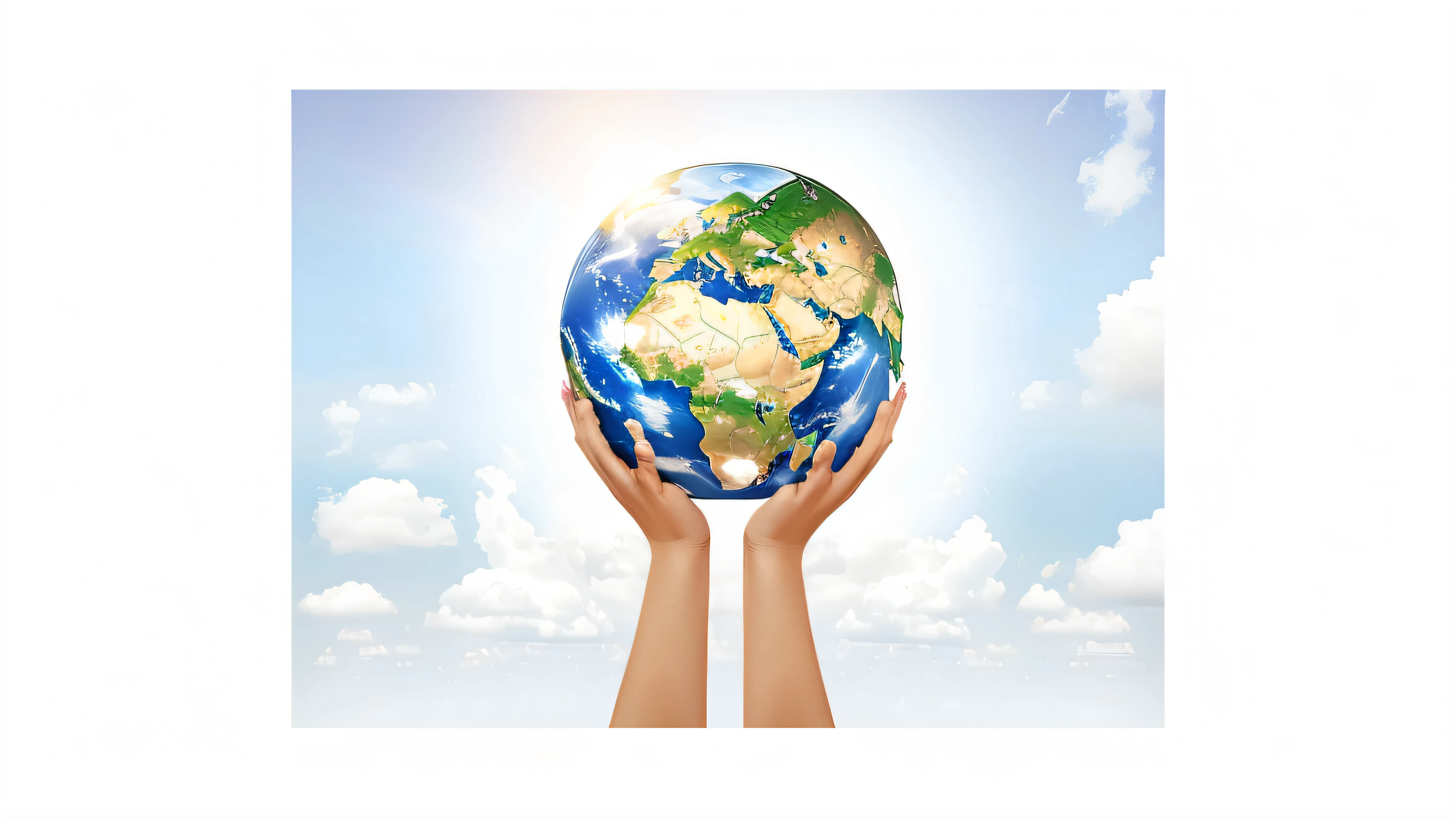 someone holding a globe in their hands against a blue sky, holding the earth, holding a planet, holding miniature earth in hands, is holding a tiny planet earth, gently caressing earth, with earth, holding a miniature earth, earth globe on top, by Kurt Roesch, our planet, large globe, portlet photo, mother earth, earth outside, the earth --auto --s2