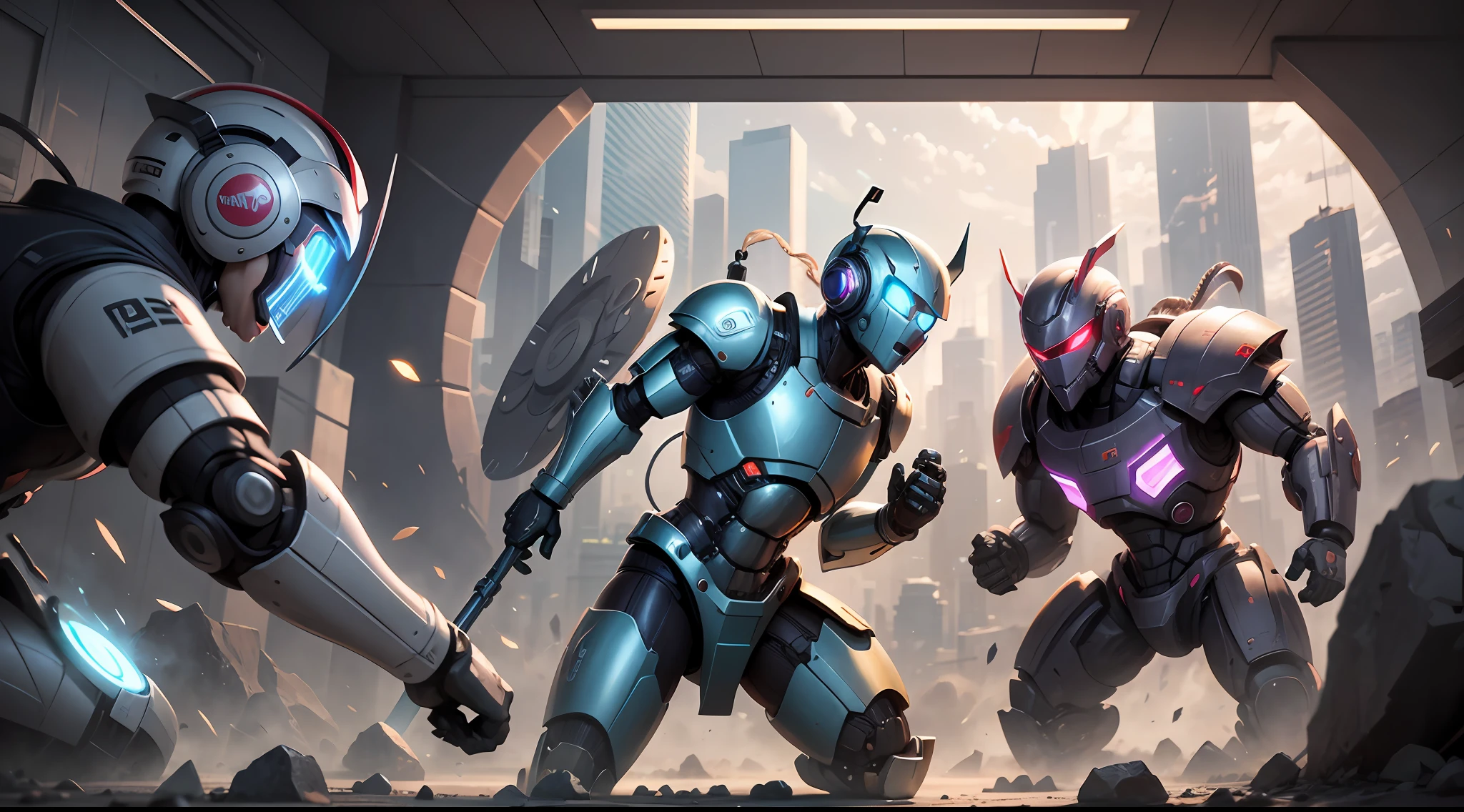 /imagine prompt:d8b2e6c5-e129-4a49- Net
9108-77d491423171.p
ng, fighting with a robot --auto --s2