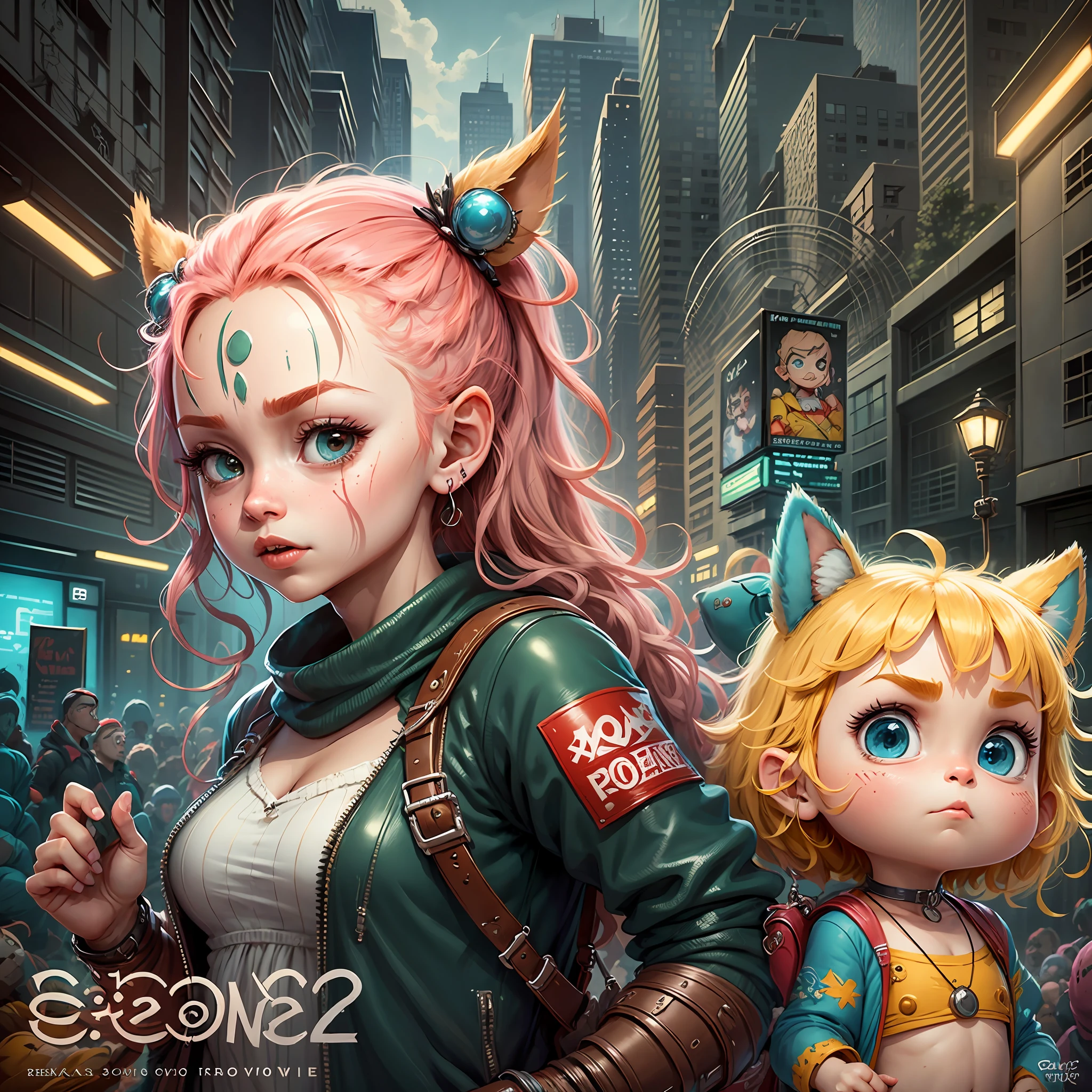 Create some new characters, based on cartoons --auto --s2