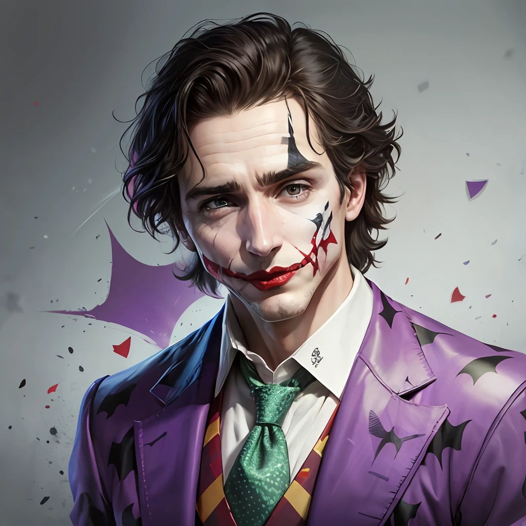 Justin Trudeau  as The Joker --auto --s2