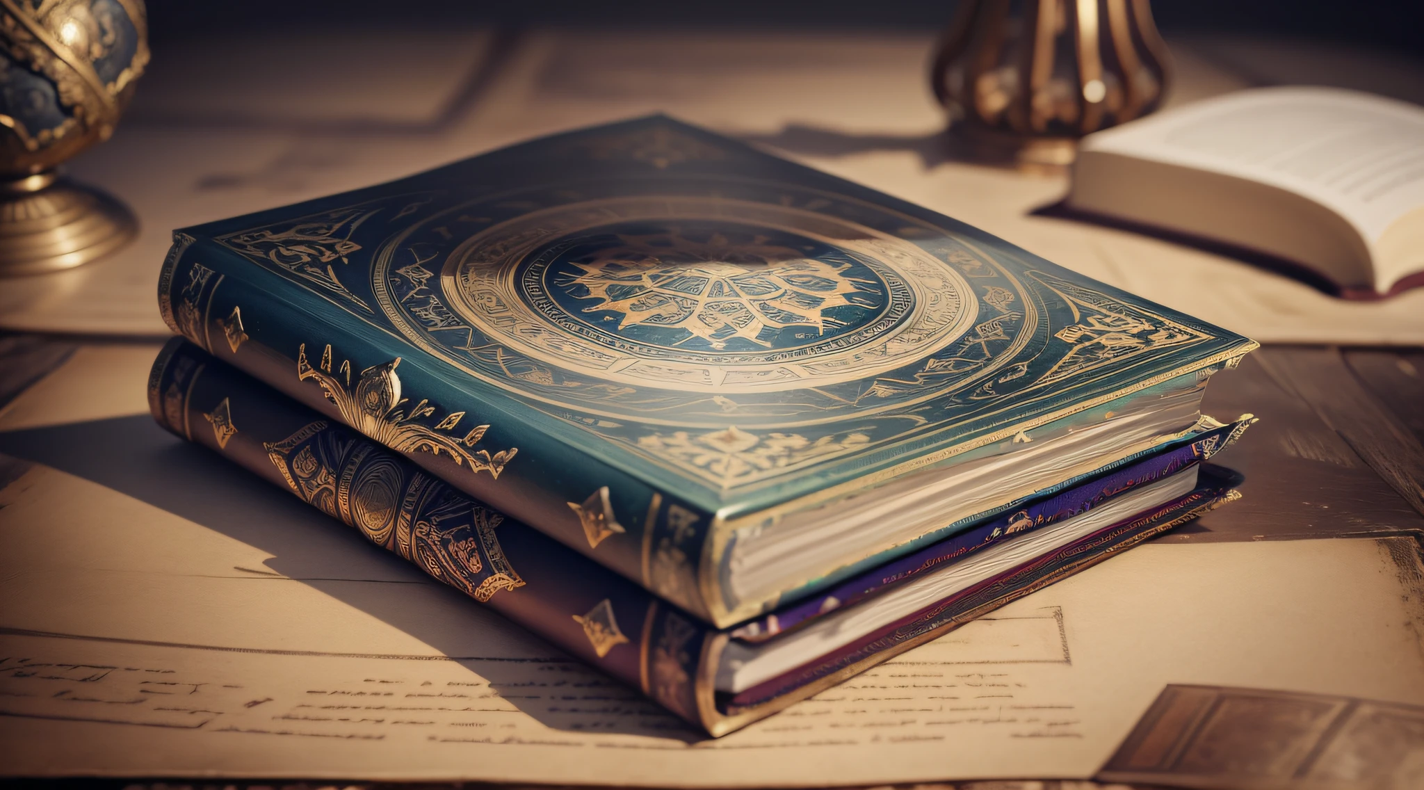 Make pages out of a closed book.