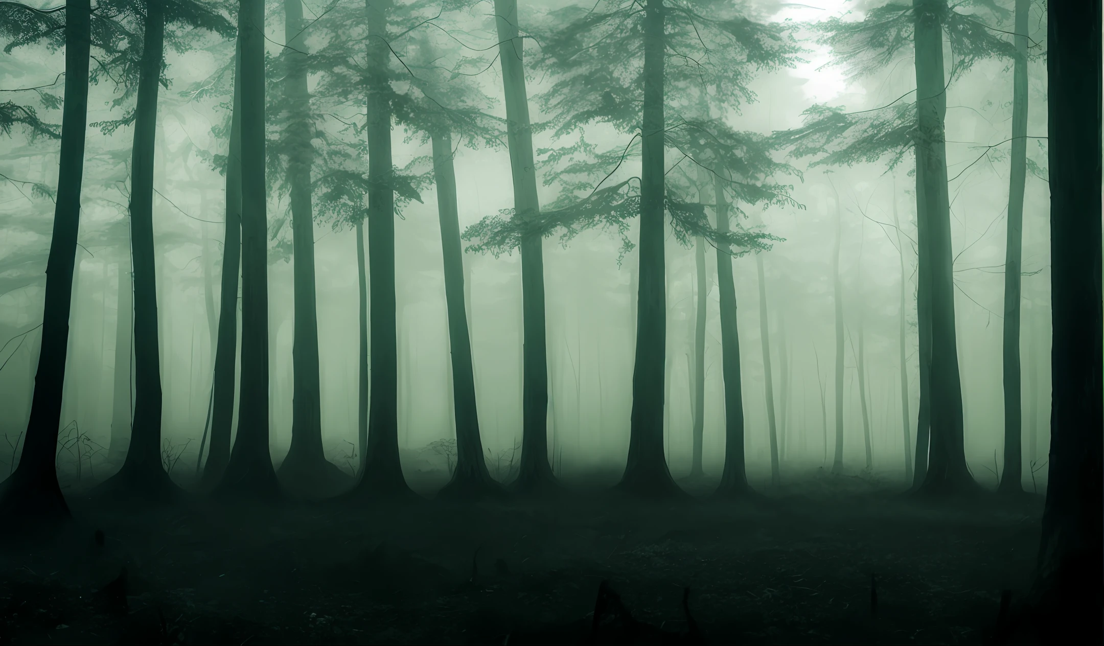 Gloomy forest