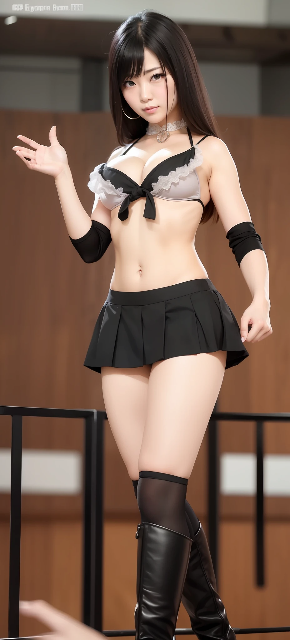 Eyes are big, Japan, mature, super definition, beautiful, double eyelids, beauty, cute, face small, costume, erotic, professional wrestling, one girl, costume, realistic, super definition