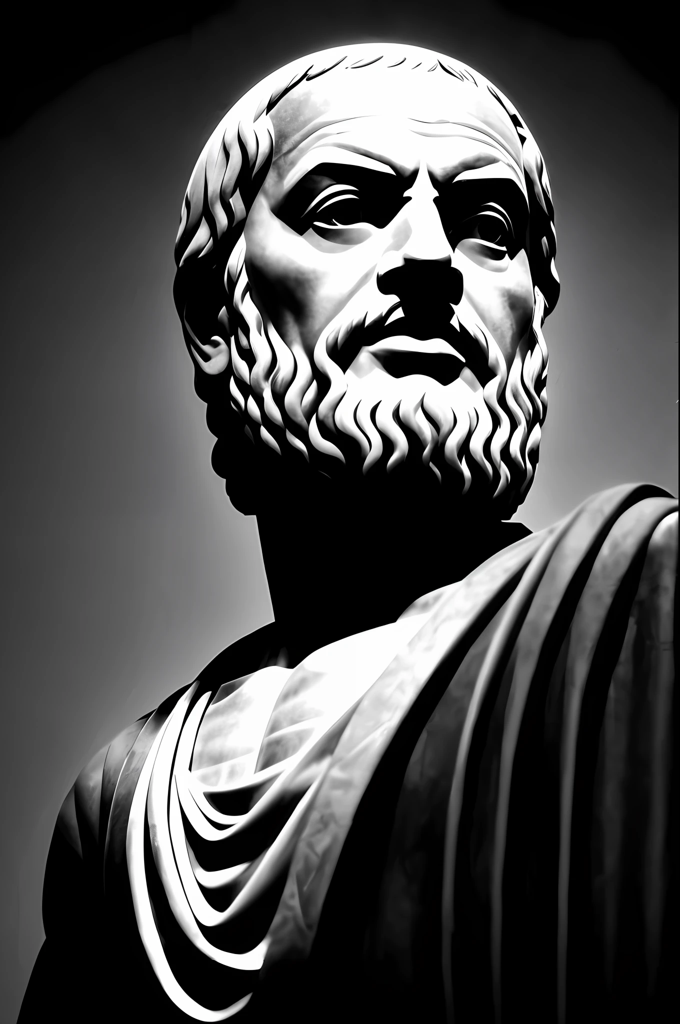Socrates black background