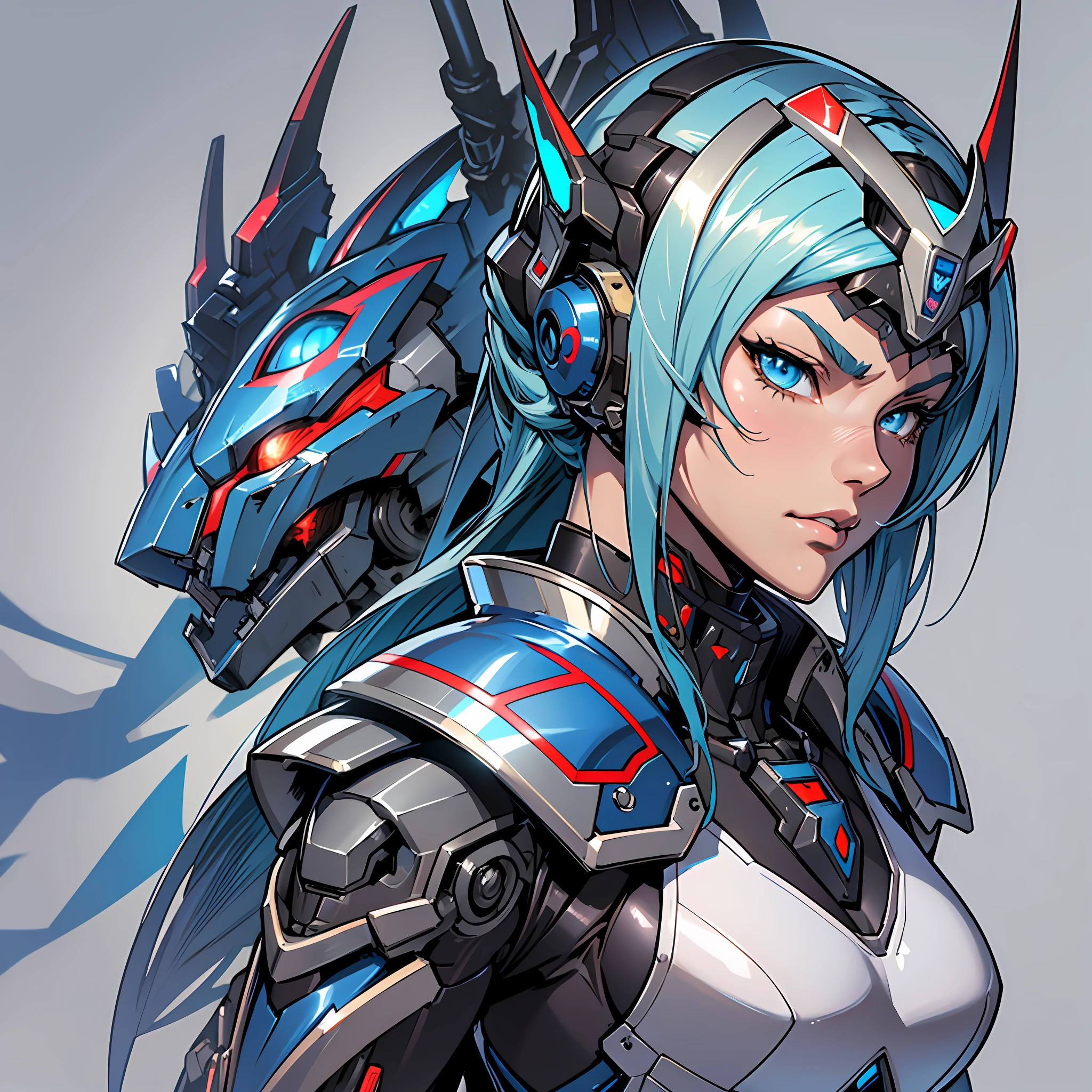 Close up portrait of a person in costume with a sword, cyber japan style armor, cyber japan armor, guyver style, girl in armor, monster hunter armor, full body mecha suit, perfect anime cyborg woman, cyborg noble woman, mecha cyber armor girl, detailed full body concept, female armor, anime character. Full Body Art --auto --s2