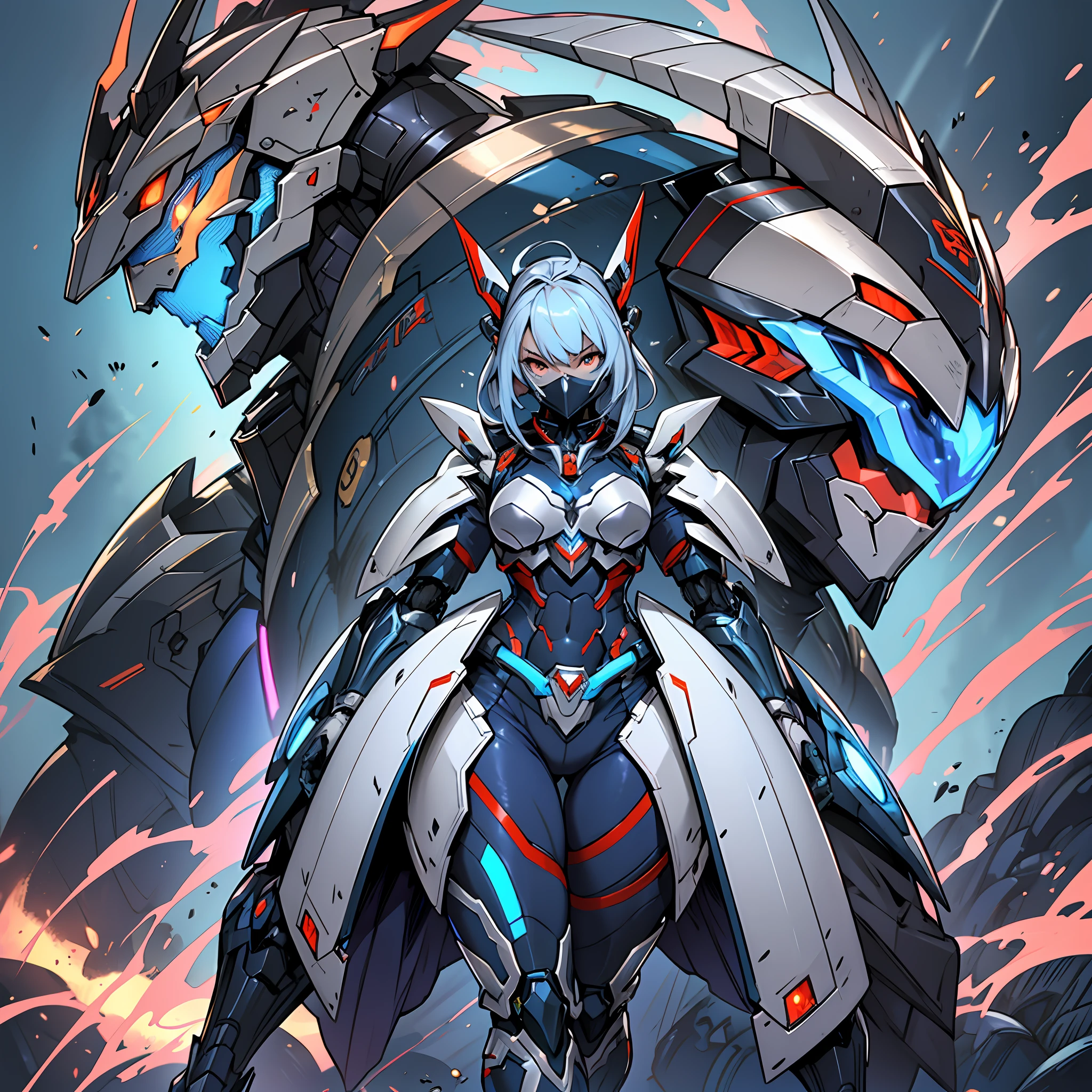 Close up portrait of a person in costume with a sword, cyber japan style armor, cyber japan armor, guyver style, girl in armor, monster hunter armor, full body mecha suit, perfect anime cyborg woman, cyborg noble woman, mecha cyber armor girl, detailed full body concept, female armor, anime character. Full Body Art --auto --s2