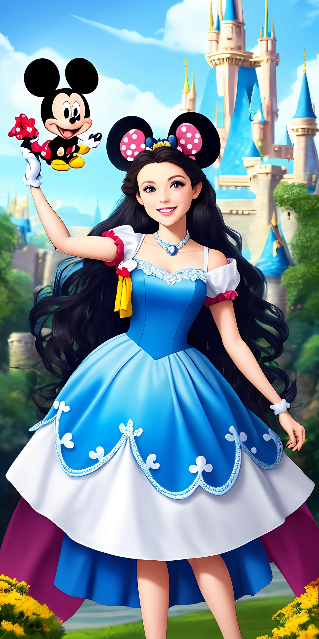 Mickey mouse Disney princess