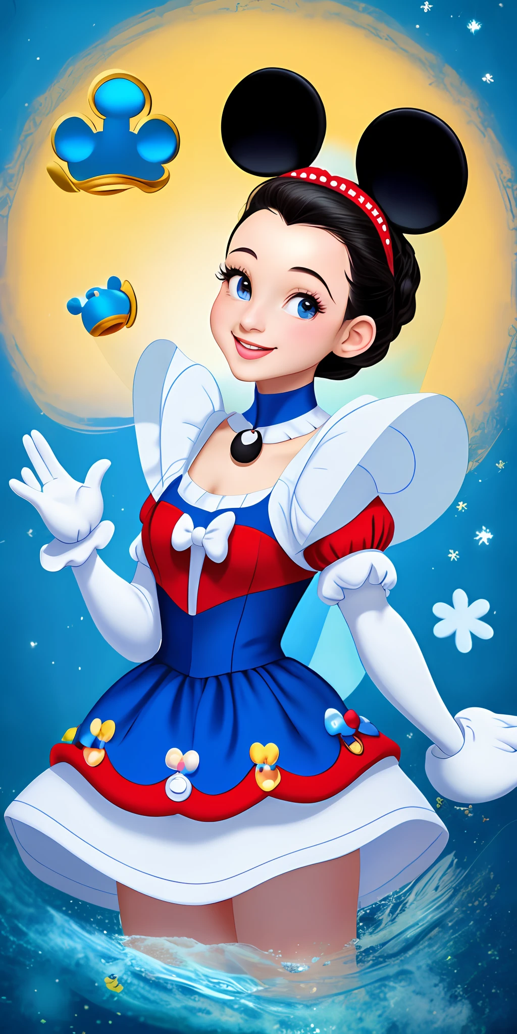 Mickey mouse Disney princess