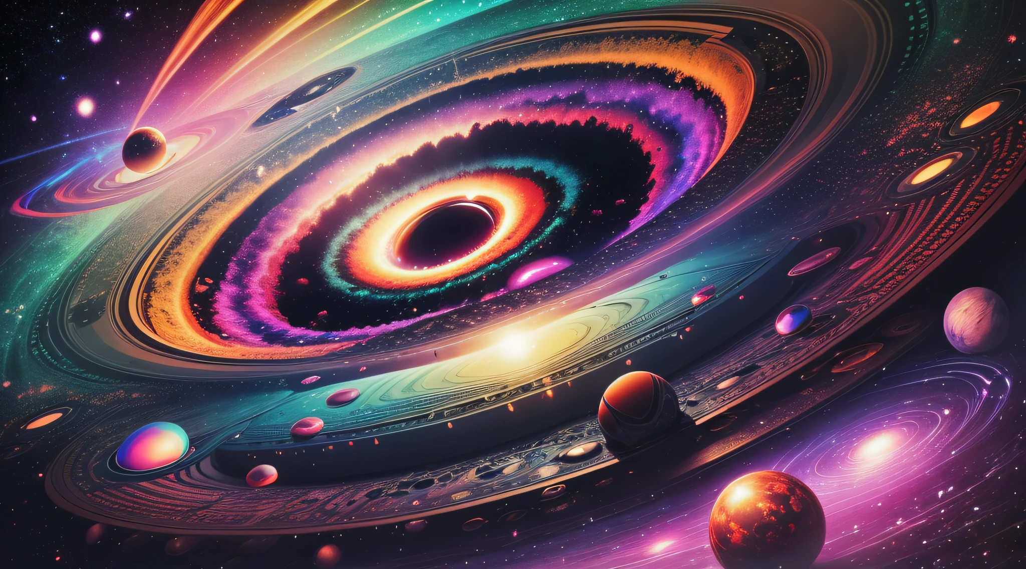 universe, psychedelic, black hole --auto --s2