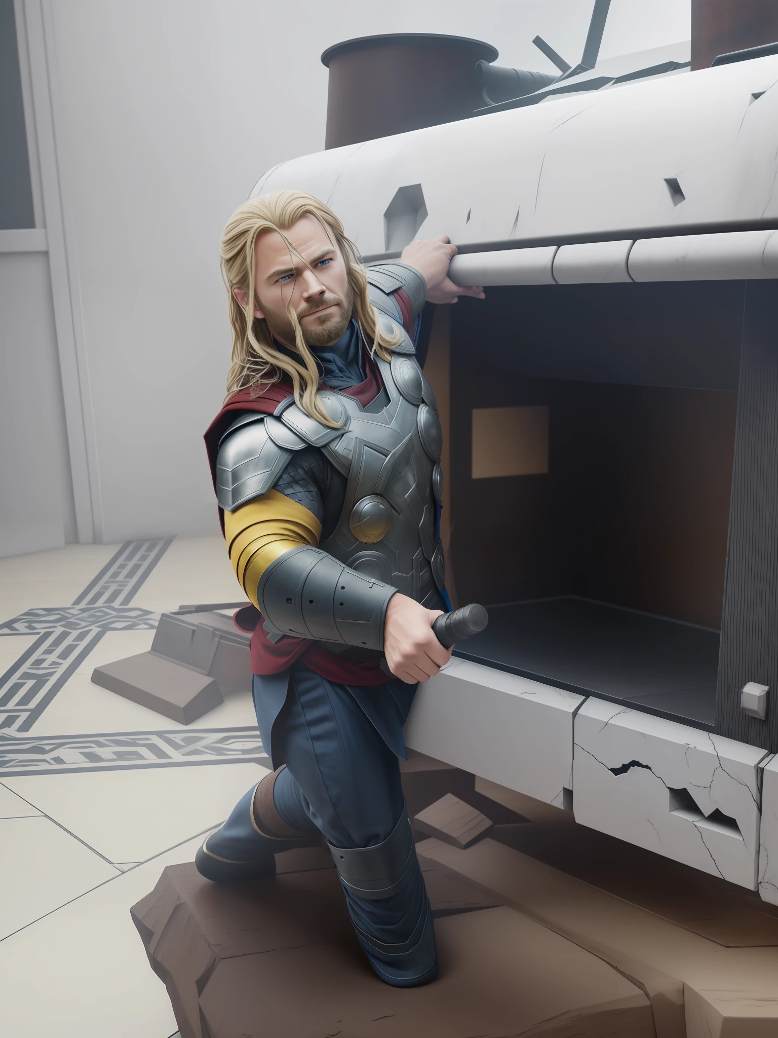 Turn it into thor,8k,realistic