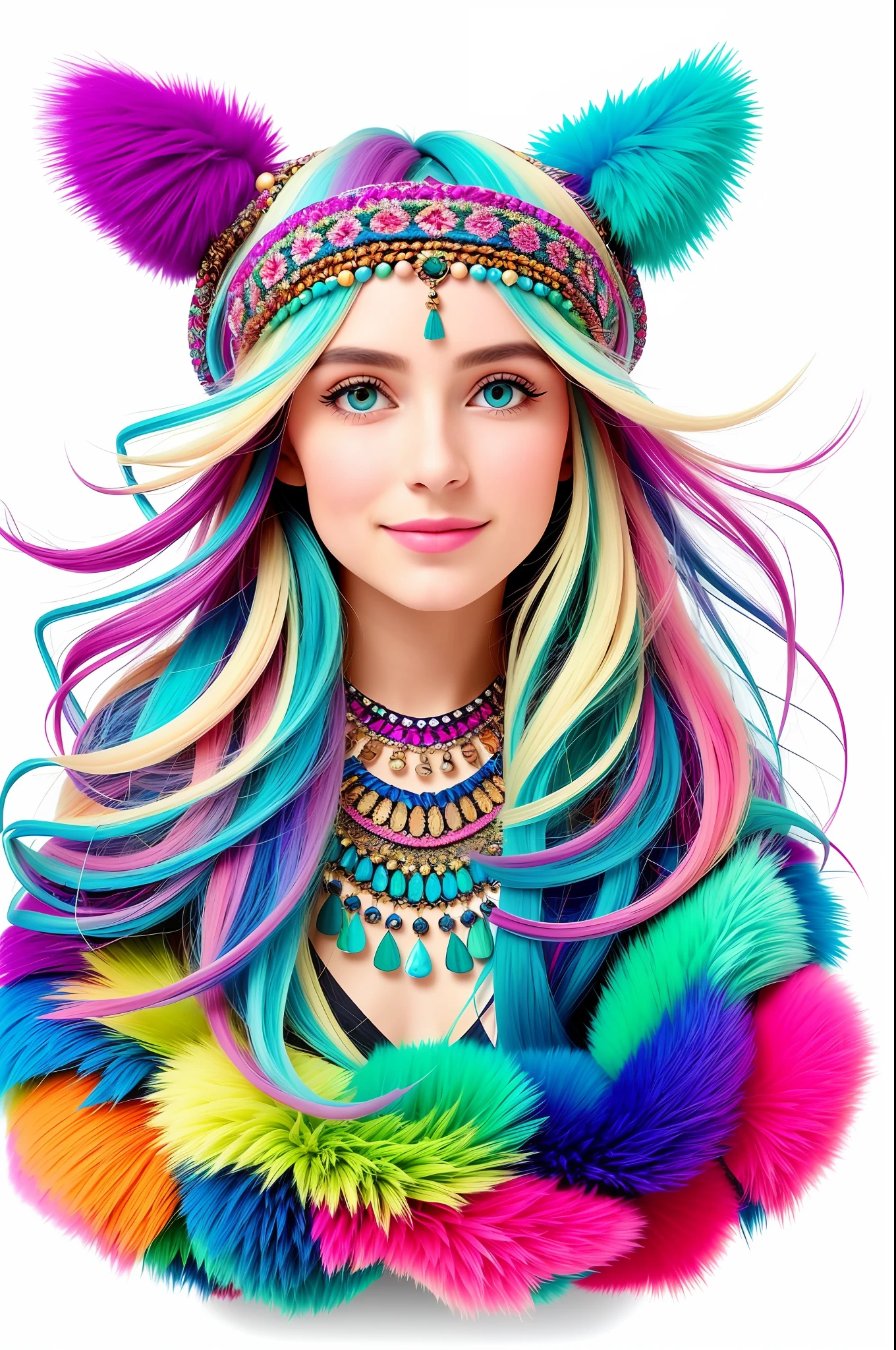 Cute yet stylish creature with a strong personality somewhere between boho and modern. With many colors and without defined