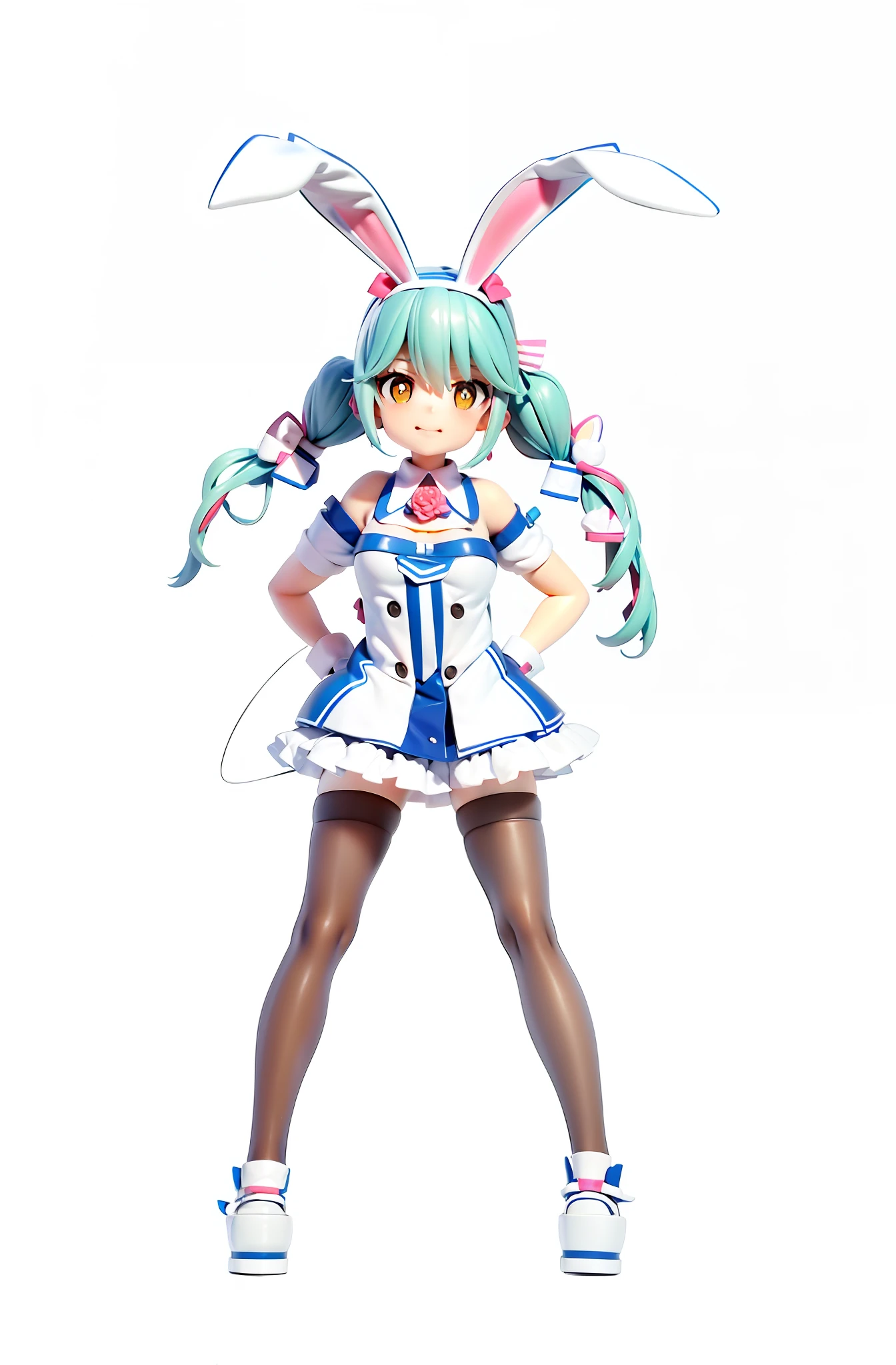 Bunny Ears Scientist Bunny Girl