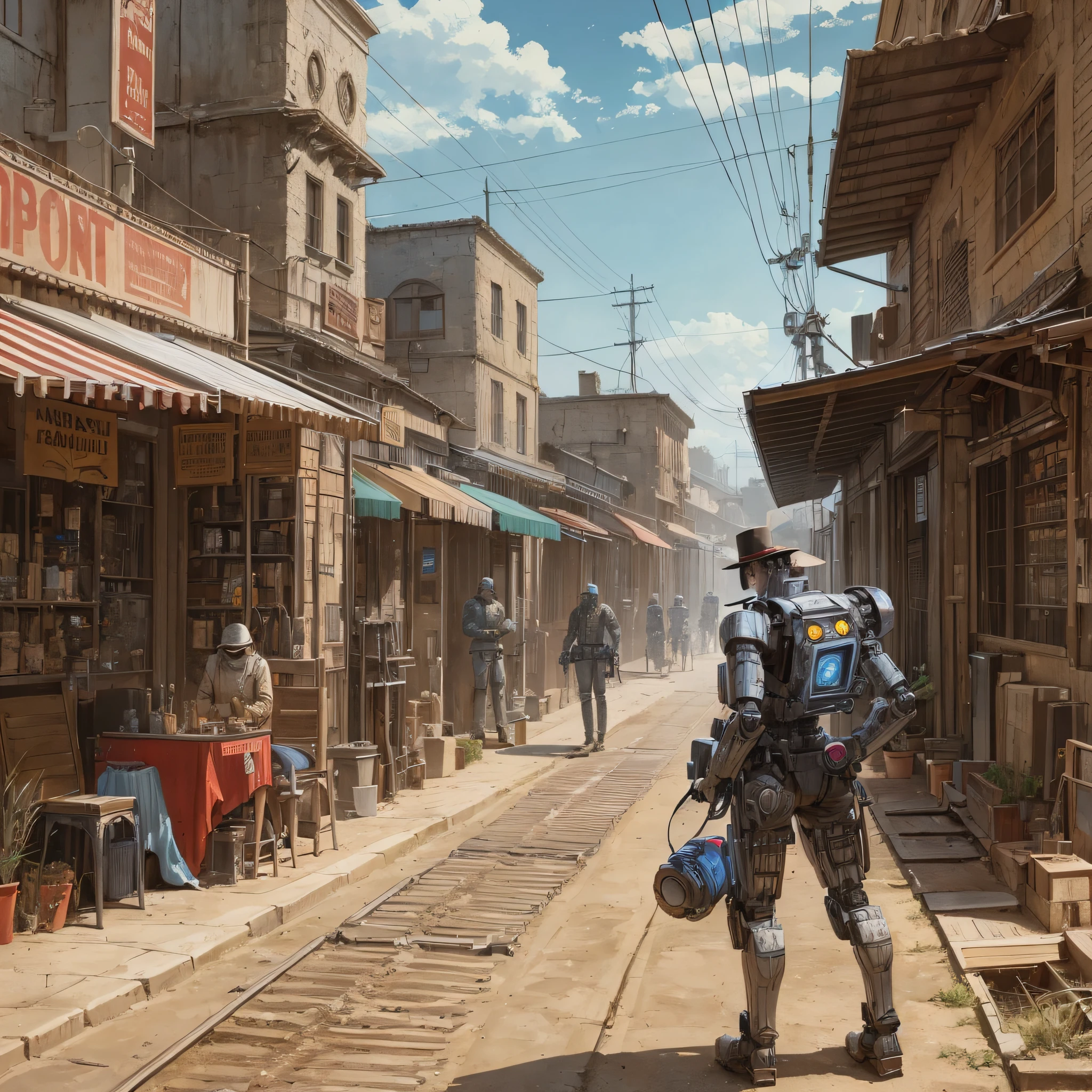 Machine and robots in the Wild West --auto --s2