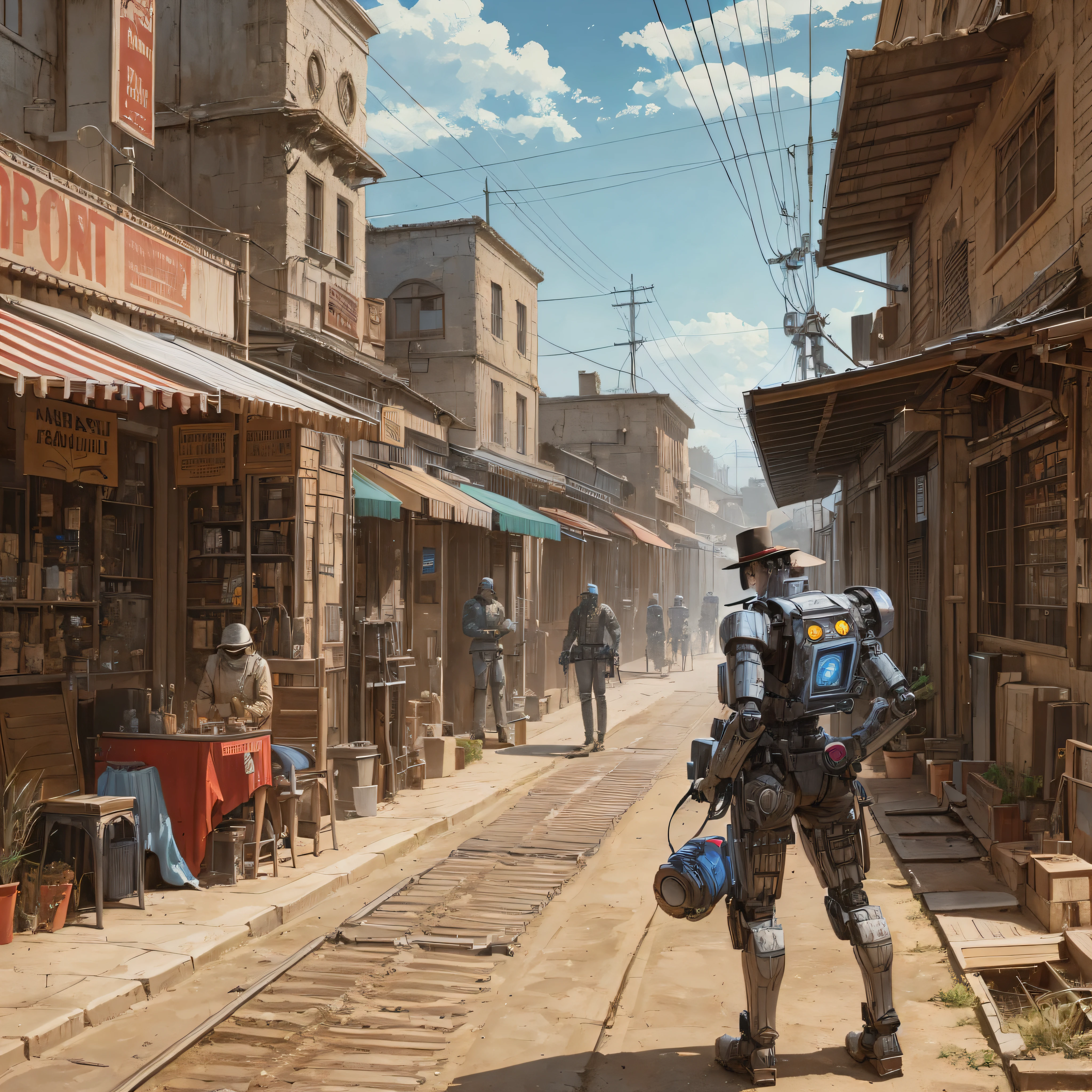 Machine and robots in the Wild West --auto --s2