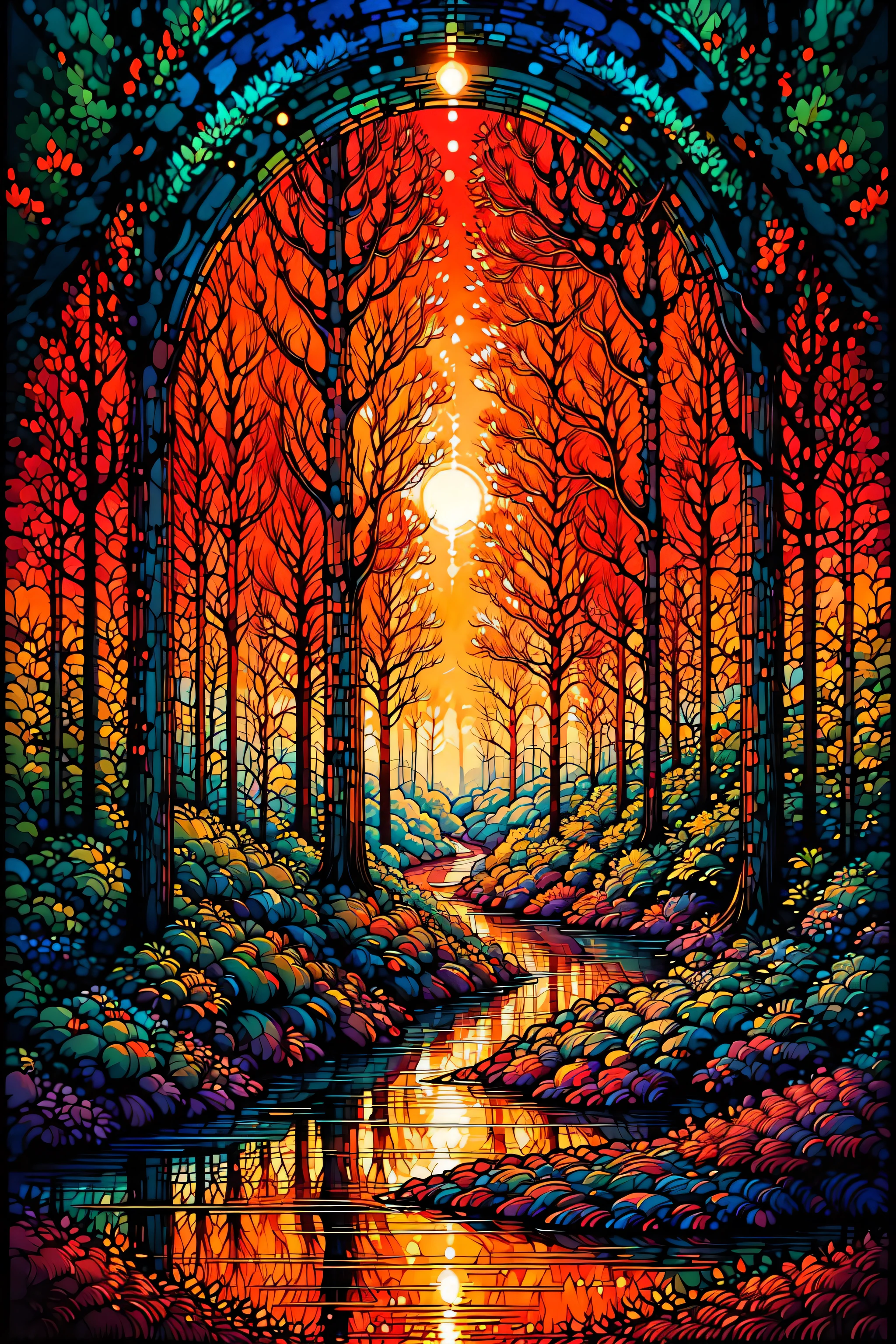 A st41nedg summer forest