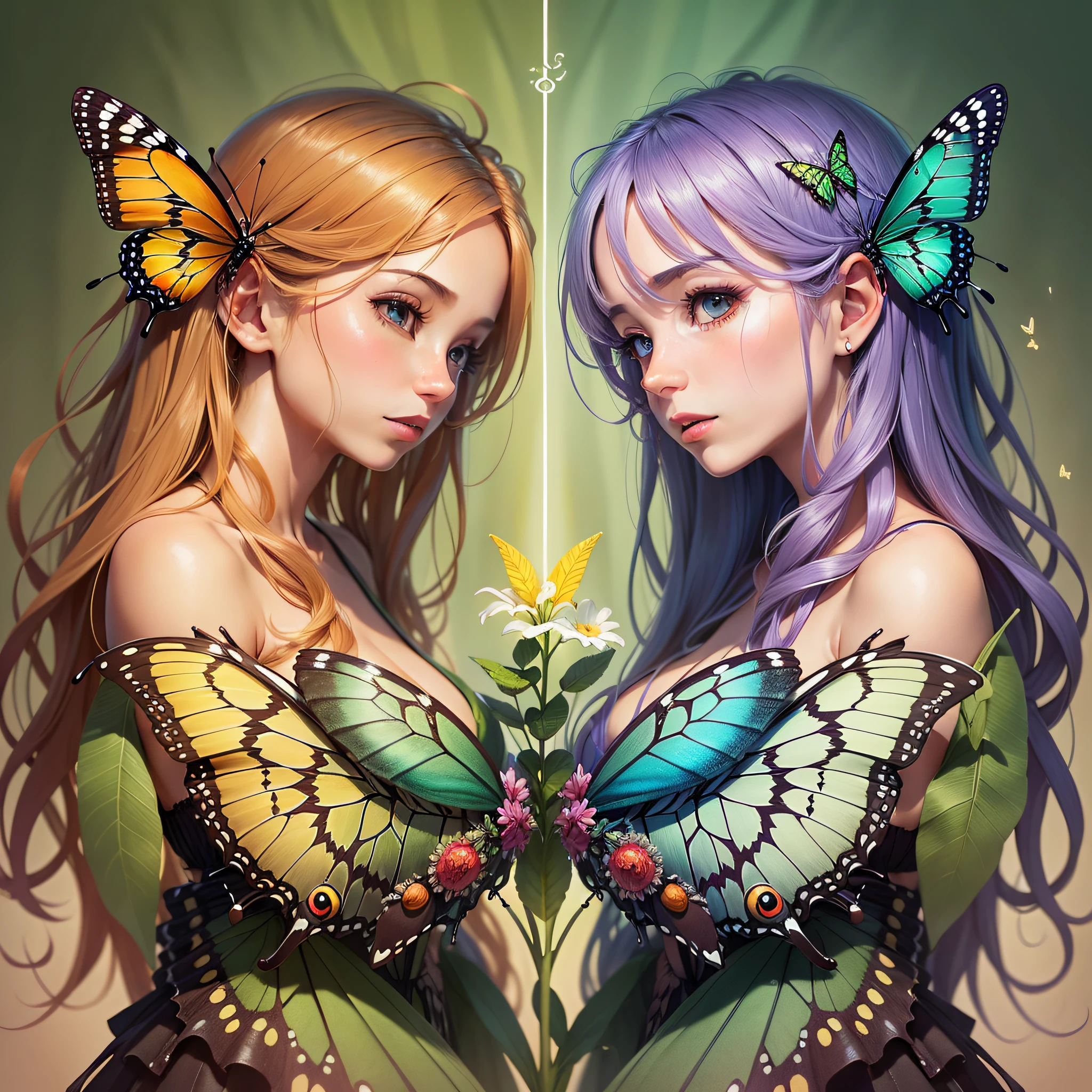 Consider an image that illustrates the concept of transformation, such as a butterfly emerging from a cocoon or a germinating seed. This may symbolize the idea of personal evolution and renewal. --auto --s2