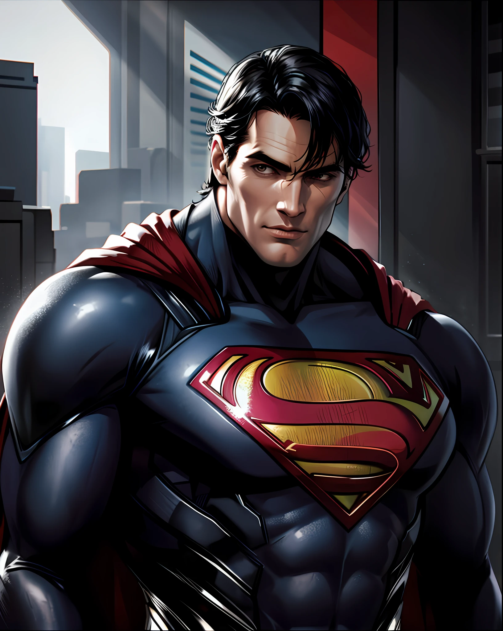 Superman black suit