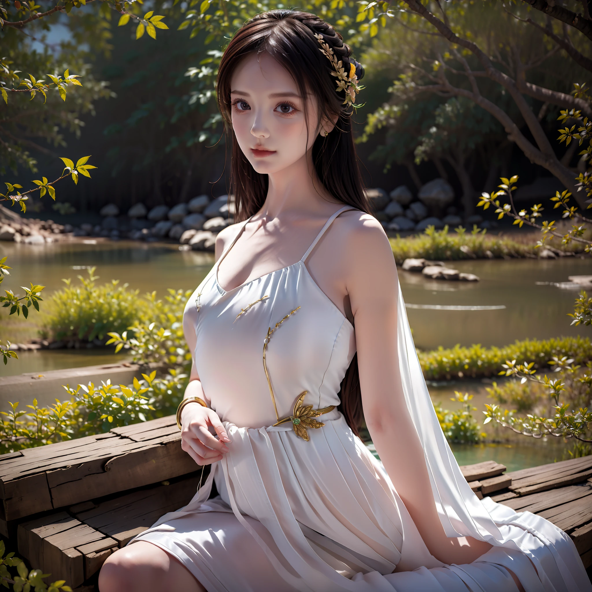 This antique beauty was dressed in a light gauze costume, her long hair fell to her waist like a waterfall, and she wore a delicate gold step shake on her head, which gently swayed with her steps. Her eyebrows are picturesque, her eyebrows are like distant mountains and dai, and her eyes are like autumn water. Her lips are like cherry blossom petals, slightly upturned, looking dignified and charming.

Her skin is like jade, and her whiteness is radiant with a healthy rosy. Her figure is slender, but feminine, like a willow branch, gently swinging, with its own unique charm.

This beauty's eyes are clear, as if she can see through everything, but she reveals a deep sense of mystery. Her demeanor is elegant, like a fairy who came out of an ancient picture scroll