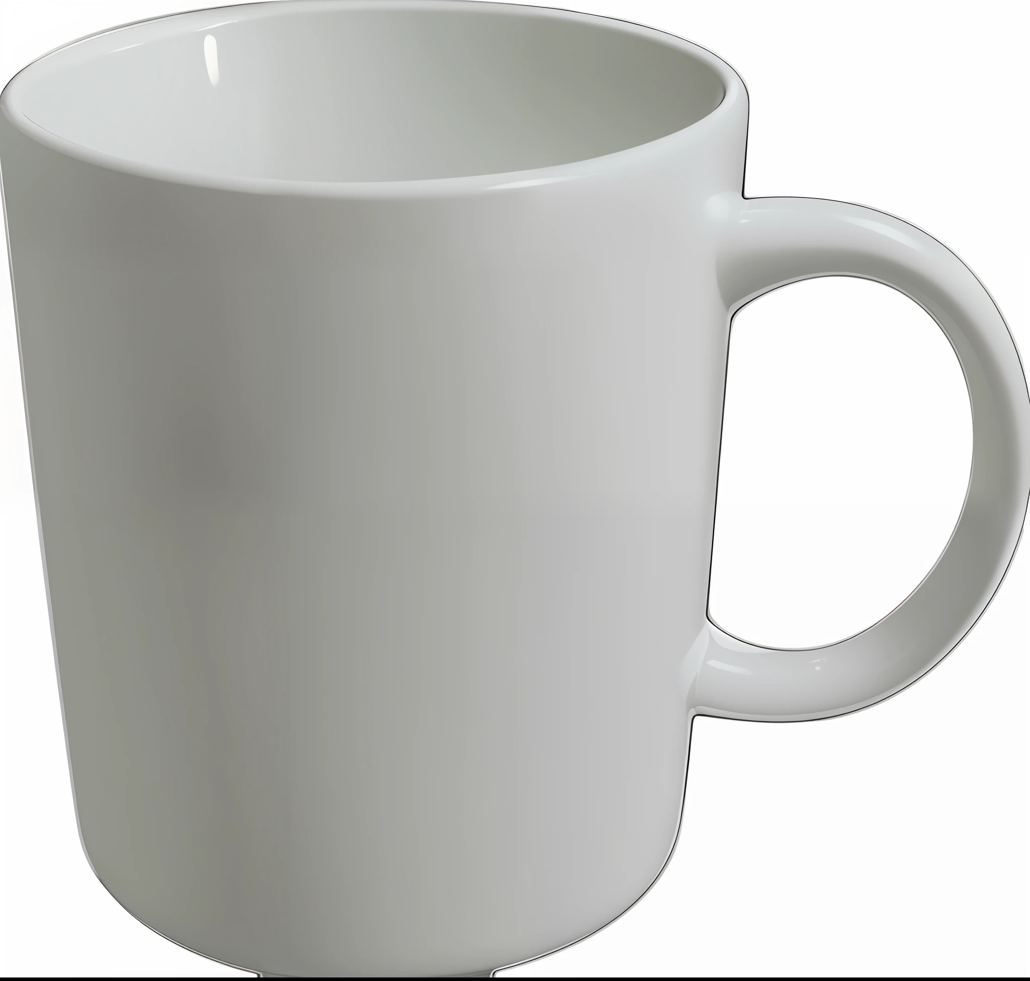 there is a white coffee cup with a handle on a black background, white mug, coffee cup, with a white mug, bright white porcelain, coffee, tea cup, porcelain, full lenght view. white plastic, made of glazed, coffee cups, fine china, product photo, rectangular, thin porcelain, high quality product image”, 1 0 0 mm --auto --s2
