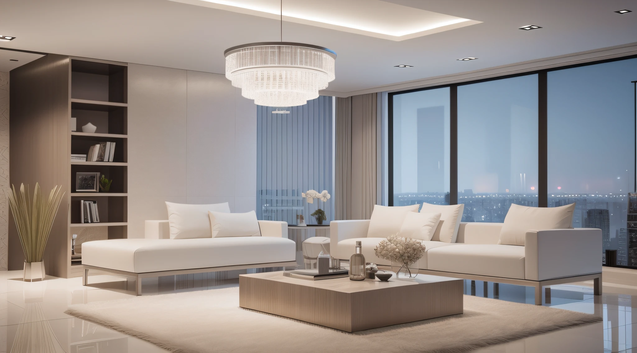 Modern minimalist interior design, masterpiece, 3D rendering, realistic, detailed, realistic, textured