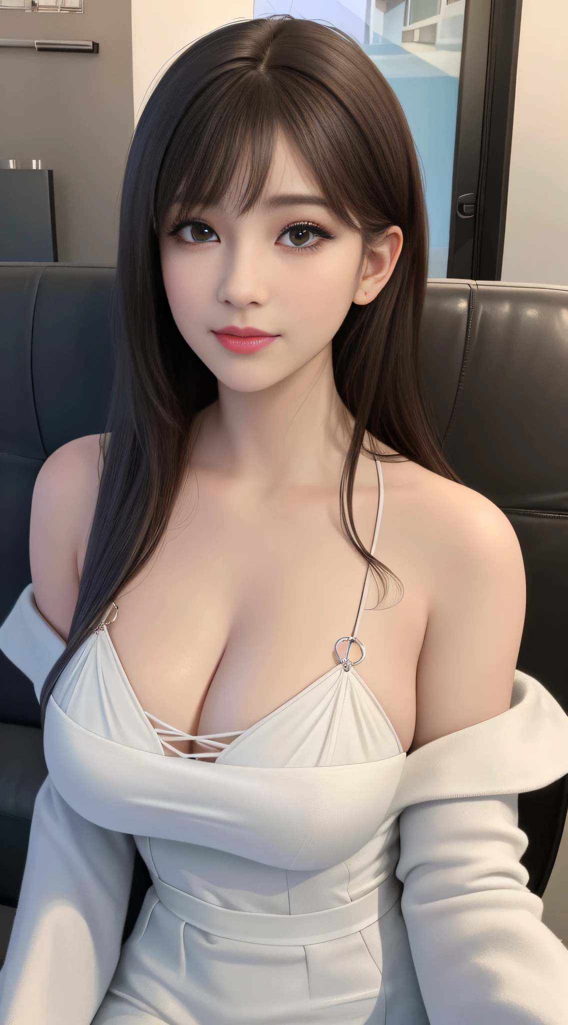 ((Best Quality, 8K, Masterpiece: 1.3)), Beautiful Face, (Photo Realistic: 1.4), Soft Lighting, (High Detail Skin: 1.3), 8K Ultra HD, DSLR Camera, High Quality, High Resolution, 4K, 8K, Ridiculous, Best Ratio Four Fingers and One Thumb, (Reality: 1.4), (Realistic Medium Breasts: 1.3, No Big Breasts)), Highly Detailed Face and Skin Texture, Detailed Eyes, Double Eyelids, Full Body View, 1 Girl,