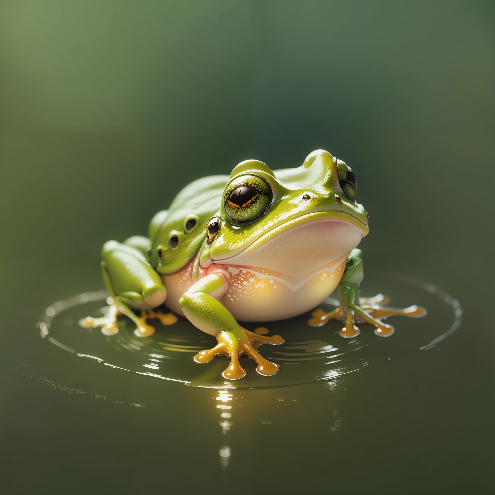 frog cute, backlighting, abstract, painting, ethereal, liquid, abstract, masterpiece, highly detailed, best quality, highest quality, realistic lighting, hyperdetailed, colors, colorful --auto --s2