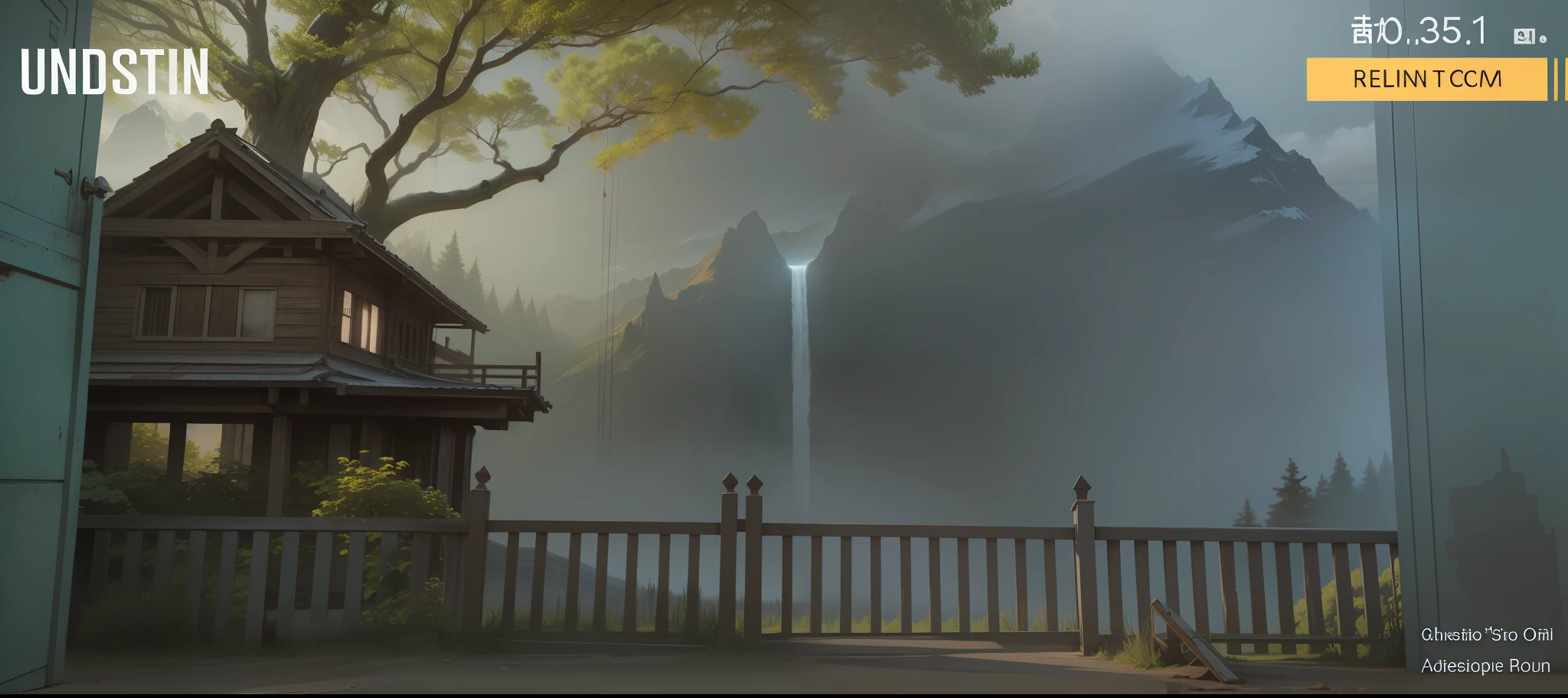 Turn into a real landscape