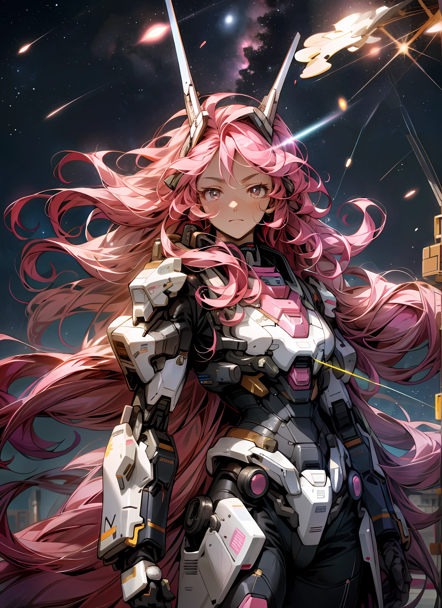 Starry sky background, clear picture quality, bright starry sky, near depth of field, clear details.