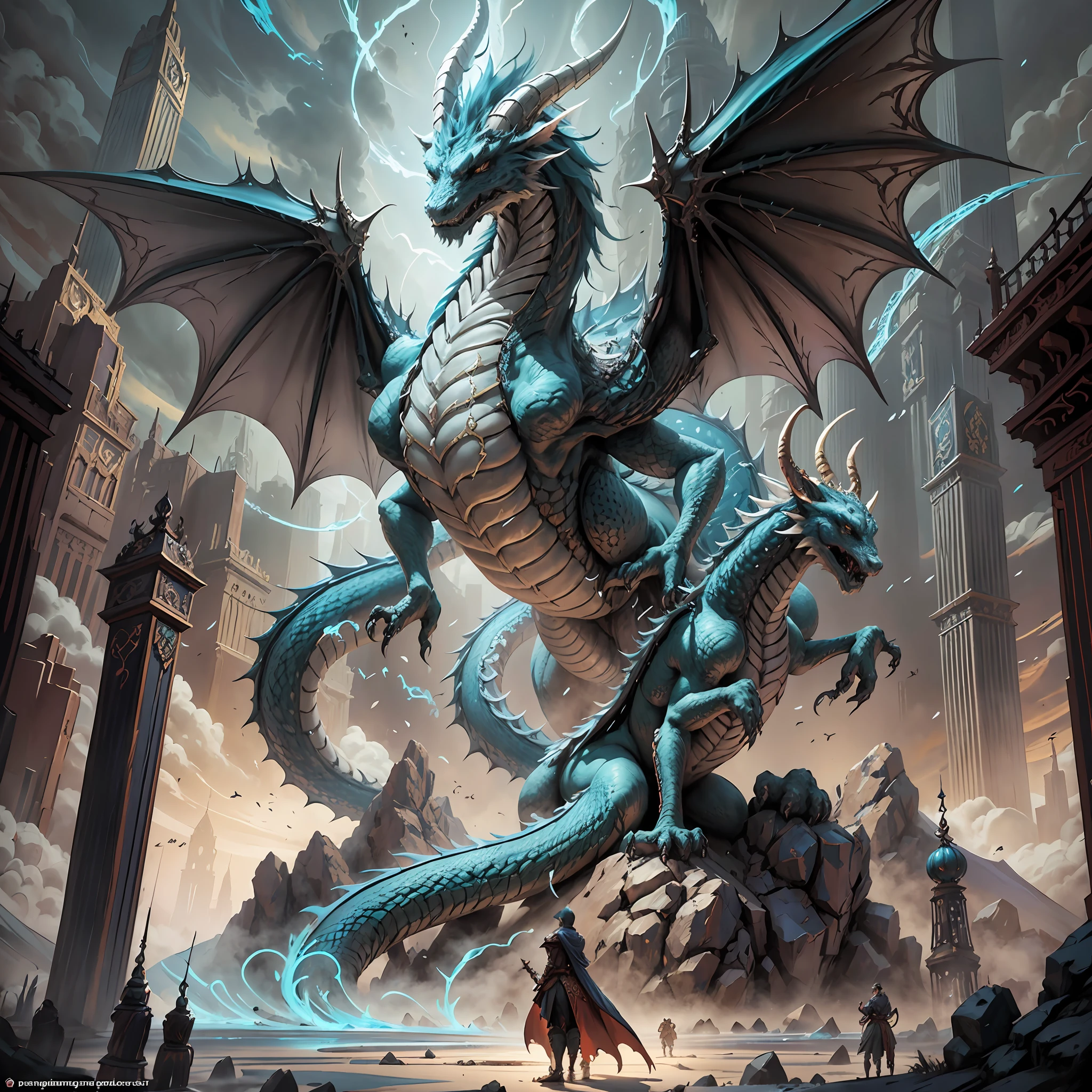 There is a Chinese Dragon, Magic Gathering Concept Art, Magic Collecting Card Art, Nicolpolas, Collectible Card Art, Magic Collection Art, Epic Fantasy Card Game Art, Magic Gathering Art Style, Magic Gathering Art Style, Magic: Gathering Art, Epic Fantasy Card Game Art, Fantasy Card Game Art, Original Art Drawing Style