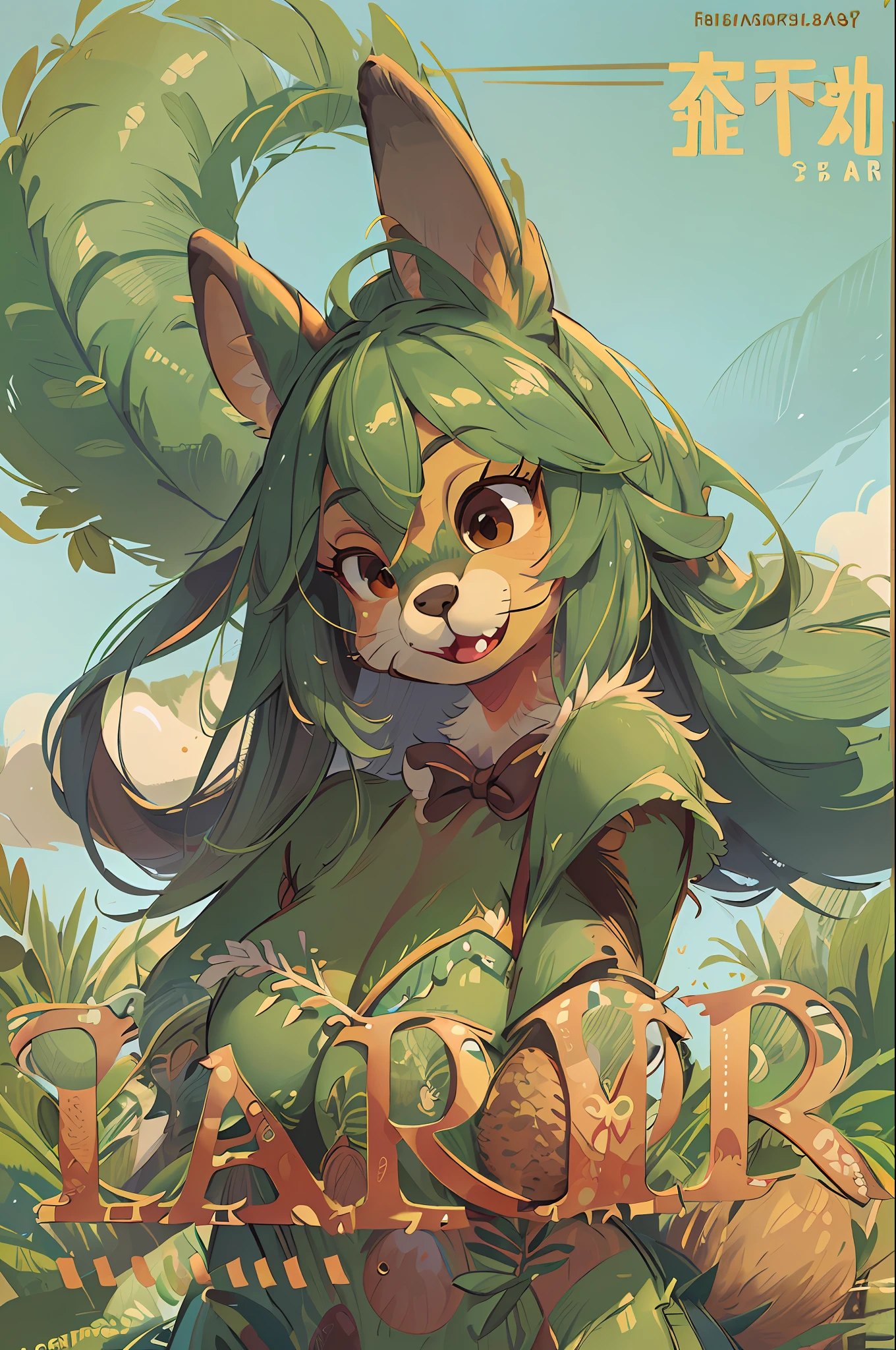 masterpiece, best quality, summer outfit, outdoor, magazine cover, upper body, dancing(Highly Detailed Beautiful Face and Eyes)absurdres, Perfect Anatomy((furry girl))(((furry)))(furry anthro:1.7)((rabbit Facial Features, rabbit Body Features))((rabbit Muzzle, Highly Detailed Body Fur))Flying sweat, joyful smile,