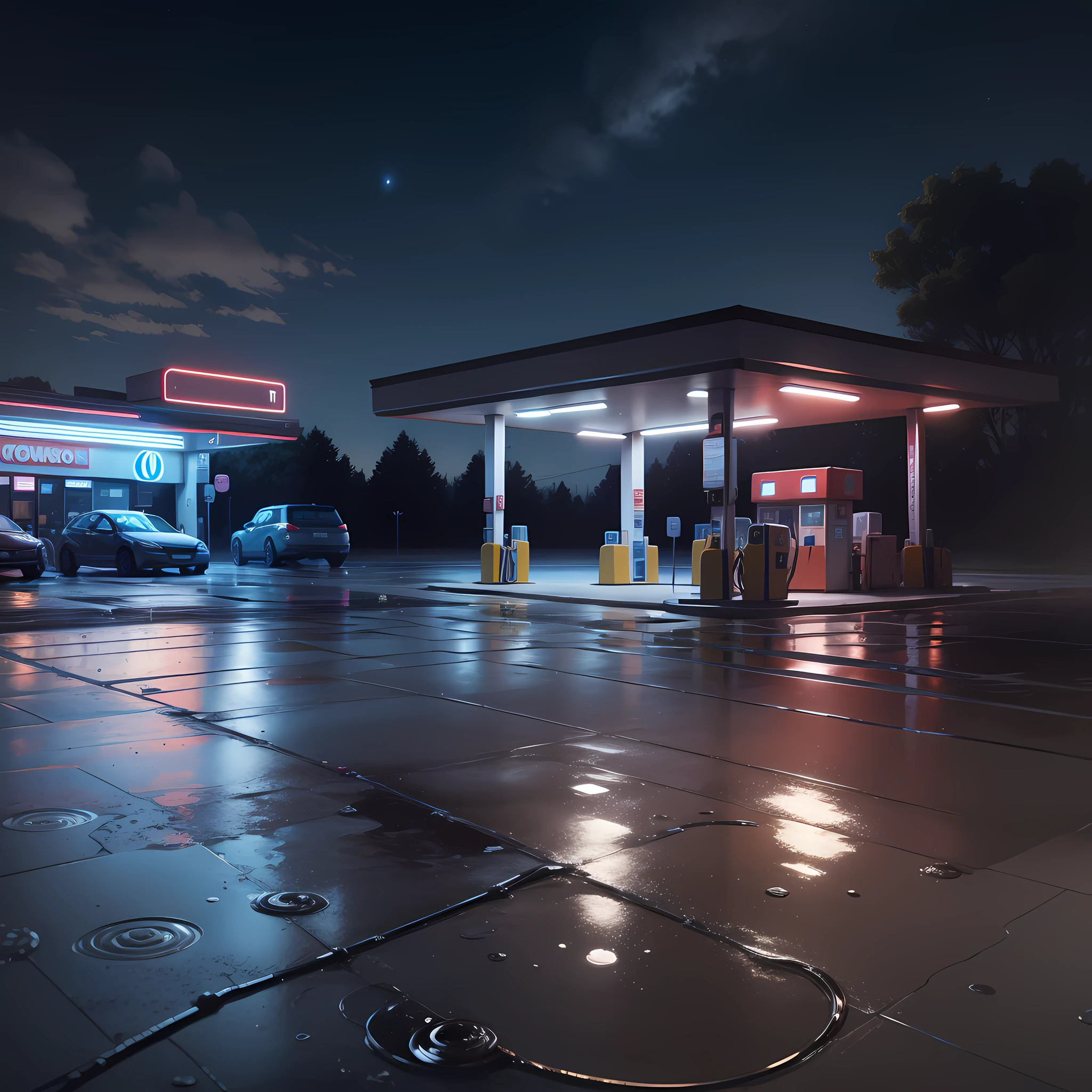Wet floor, puddles --auto --s2