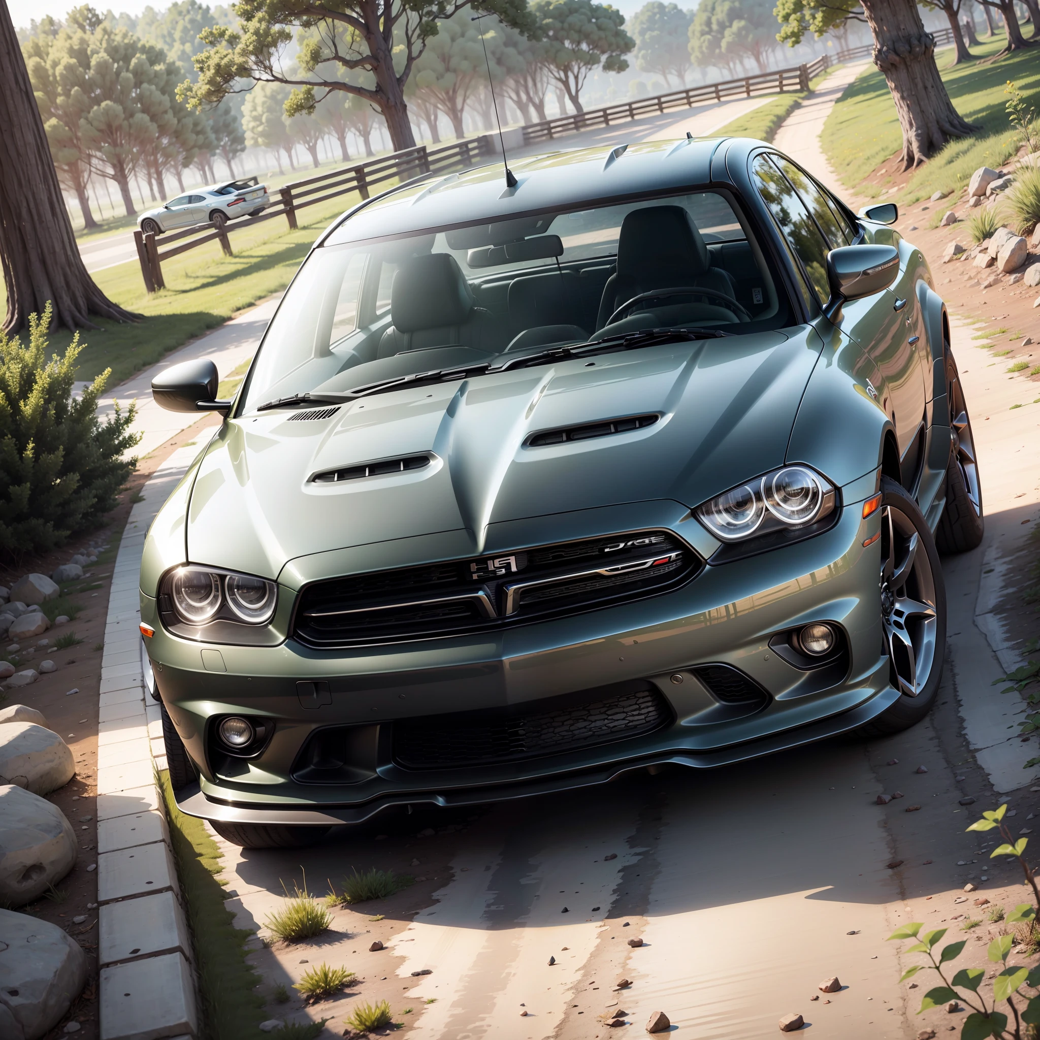 A dodge car of the ultra-realistic future --auto --s2