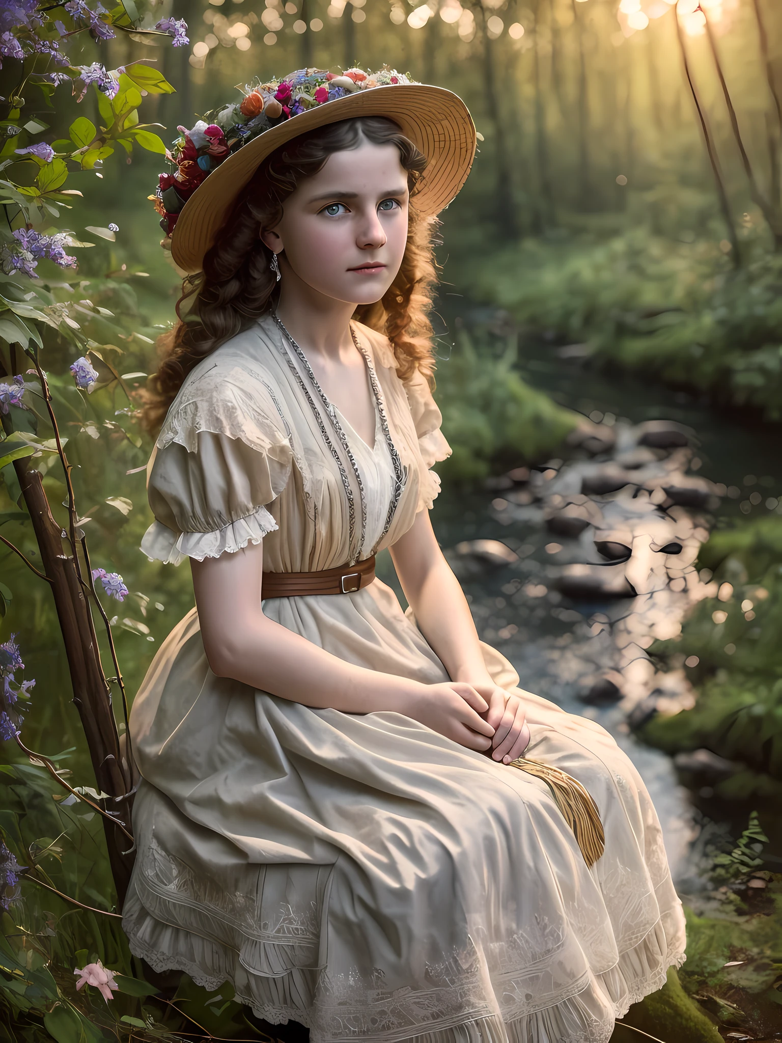 (8k, RAW photos, top quality), Getty Images, Beautiful Young Woman, 1910s European Lower Class Woman, Everyday Life, Beautiful Forest and Paradise, 90s Getty Photography, Classic Film Photography, (Best Quality), (Best Shadow), Intricate Details, Detailed and Calm Colors, Film Photography, Eastman Kodak Company, Getty Images, 8k Rendering, Ultra Detail, Photorealism, Surrealism, High Quality, Great, Super Detail, Crazy Detail, Ultra Detail, Photorealistic, Epic Composition,  32k, (HDR:1.5), National Geographic --v 6 --s2