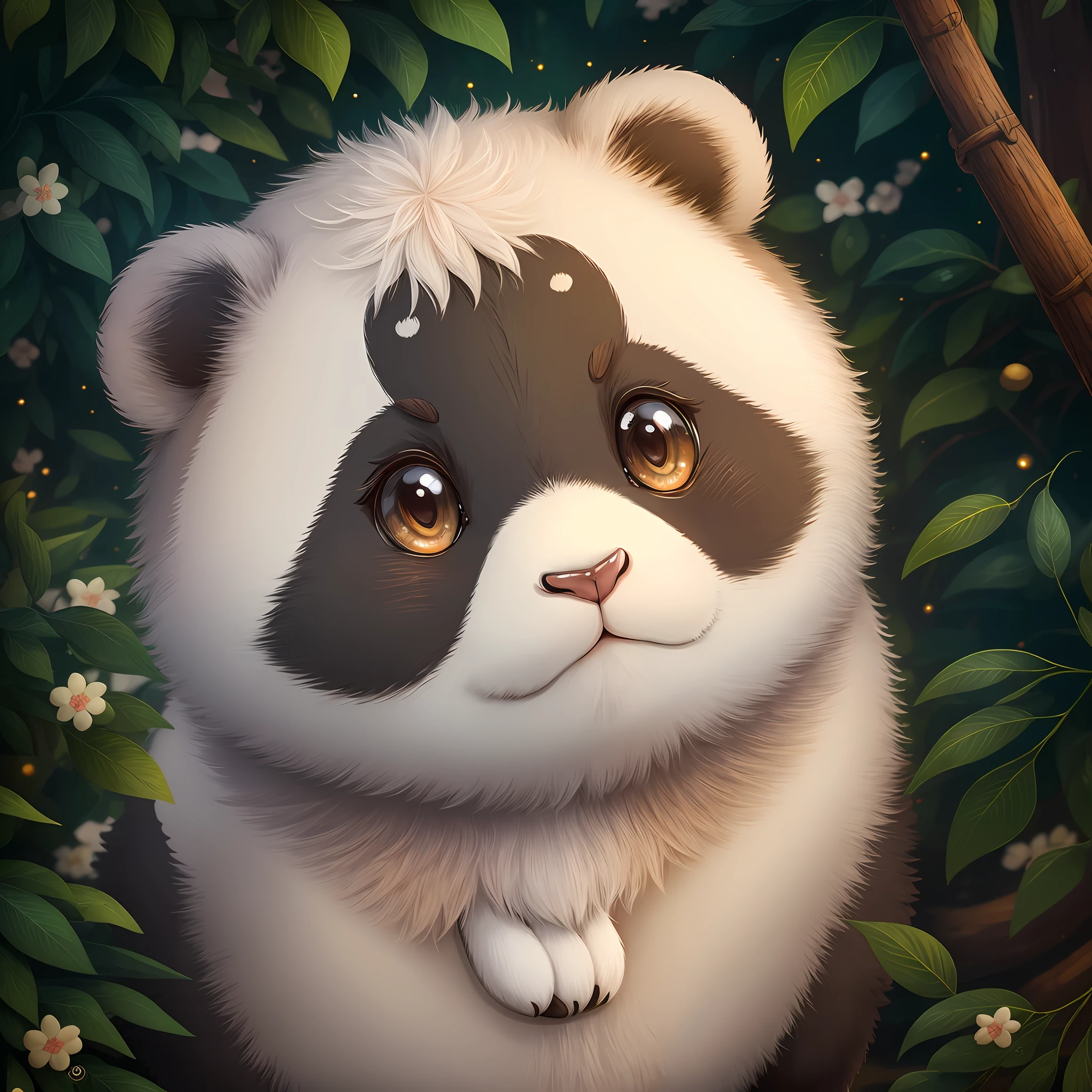 Realistic, cute Yuru character, animal, panda --auto --s2
